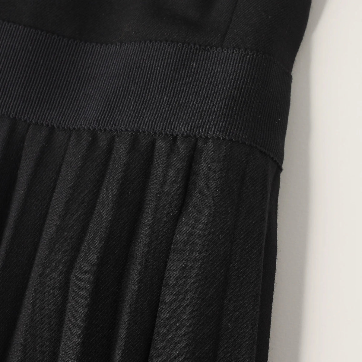FINE WOOL GABARDINE DRESS