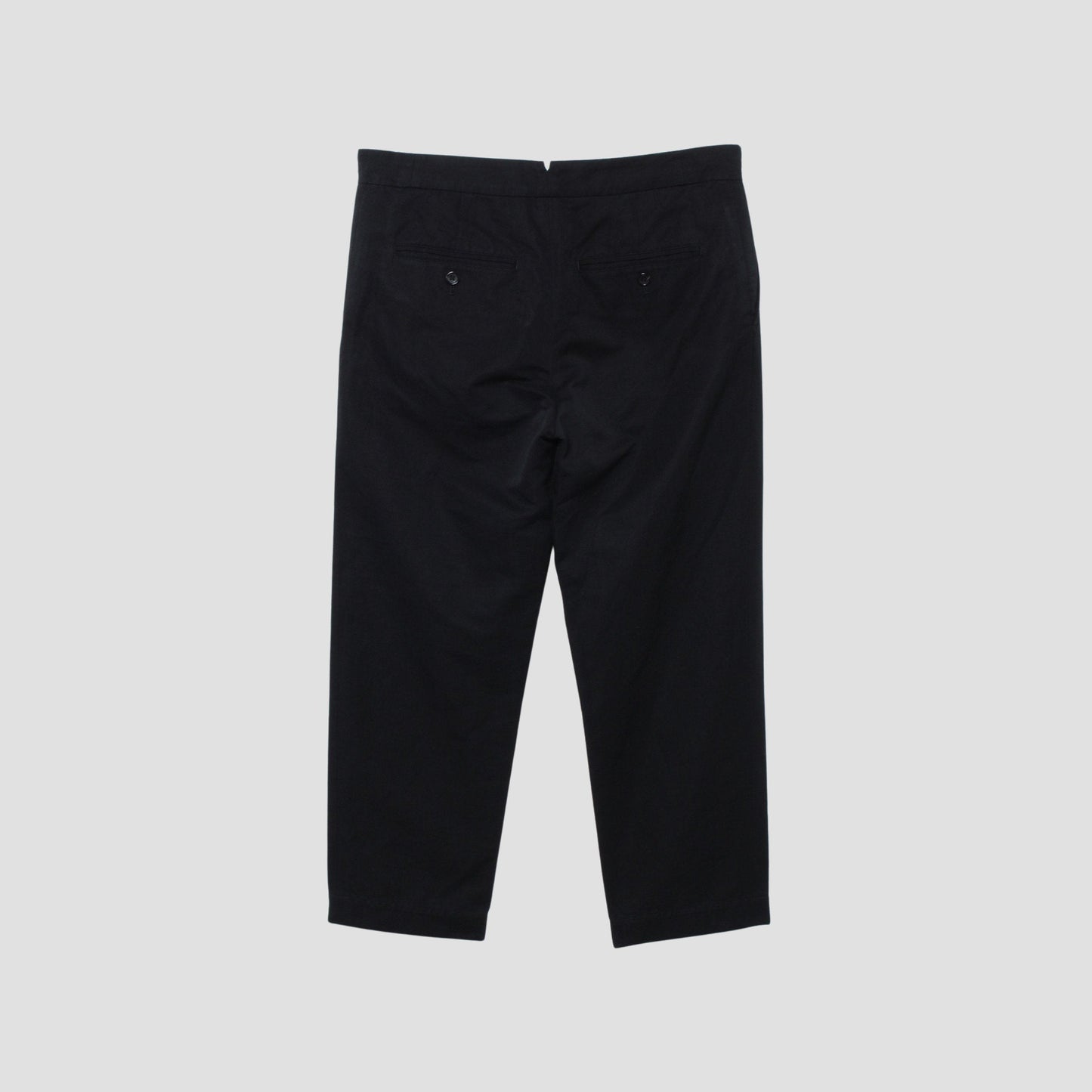 LINEN COTTON TWILL TROUSERS