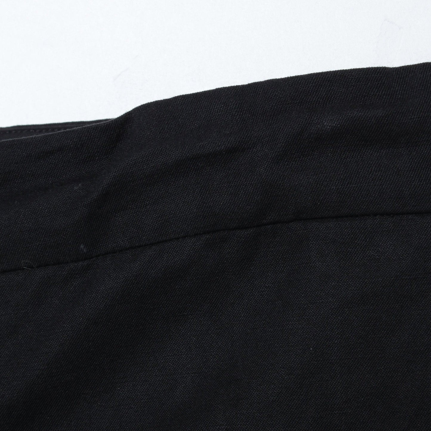 LINEN COTTON TWILL TROUSERS