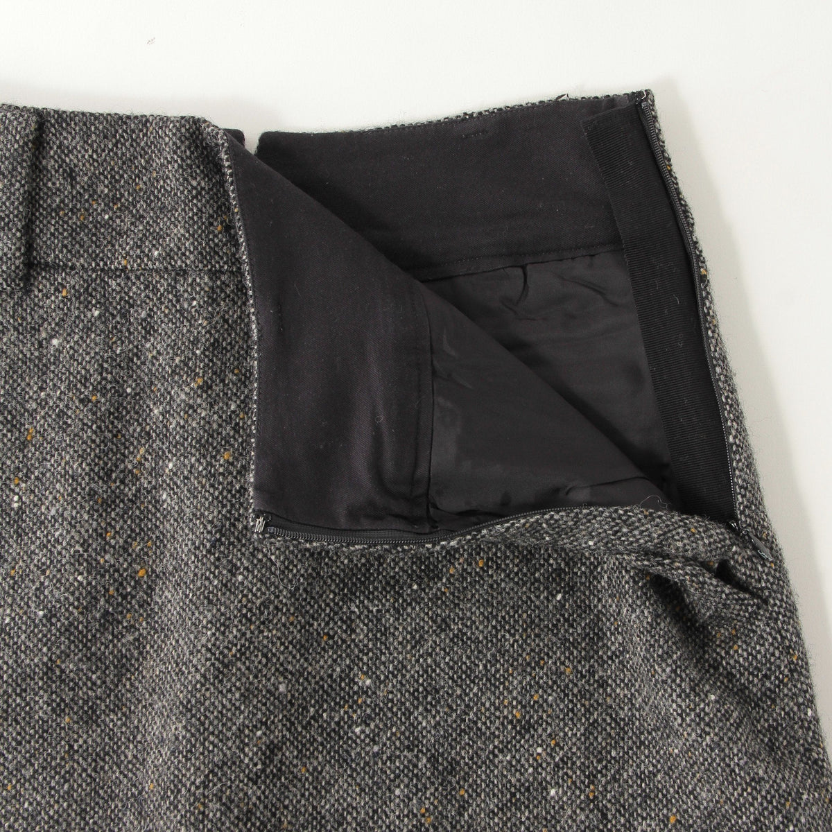 WOOL TWEED SKIRT