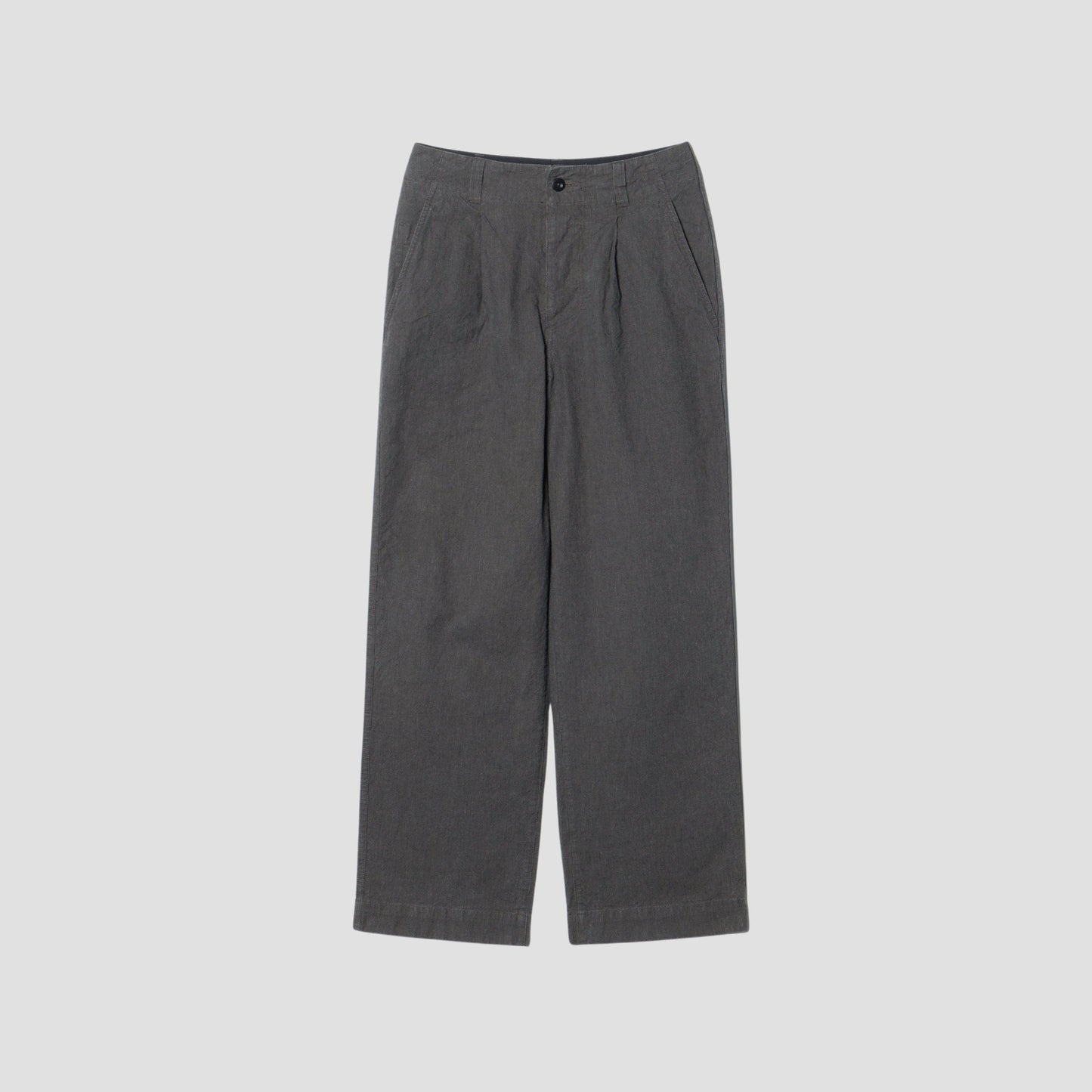 CHEF CHECK COTTON LINEN TROUSERS