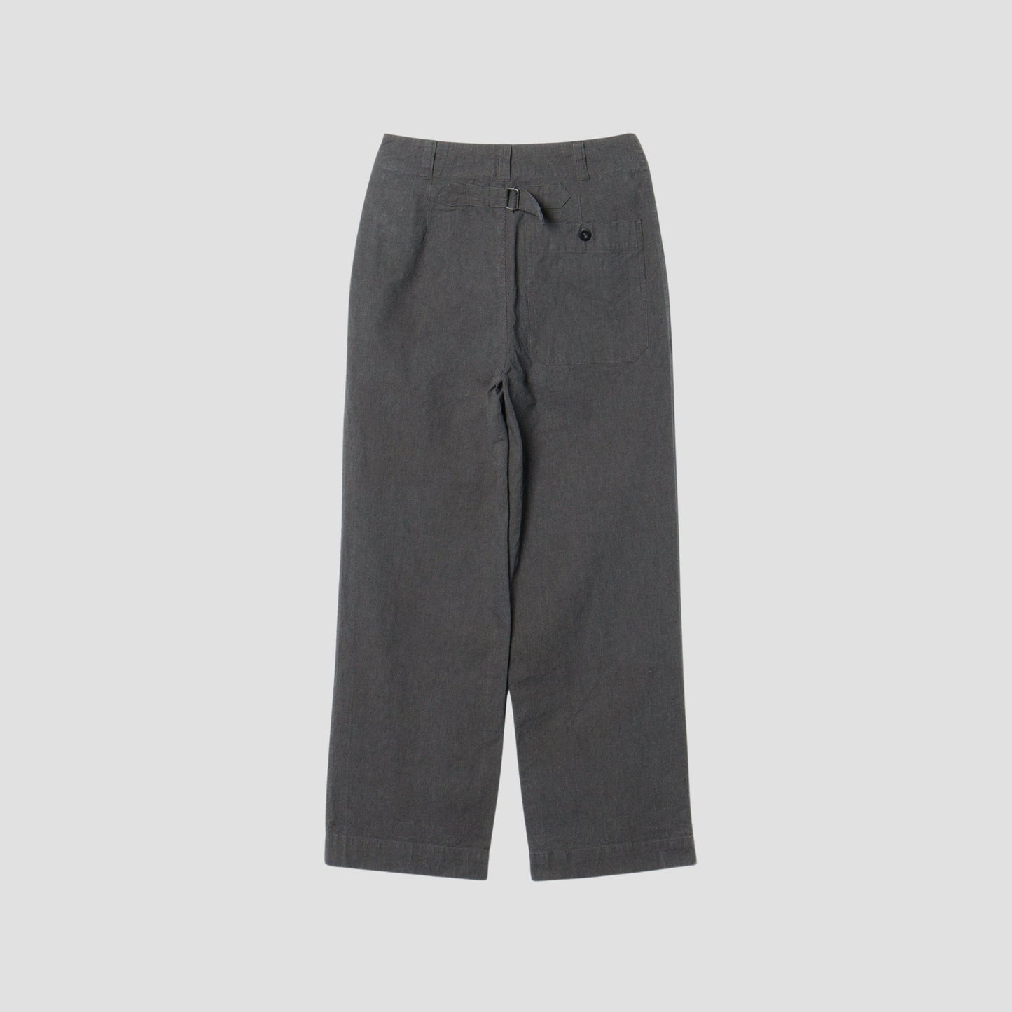 CHEF CHECK COTTON LINEN TROUSERS