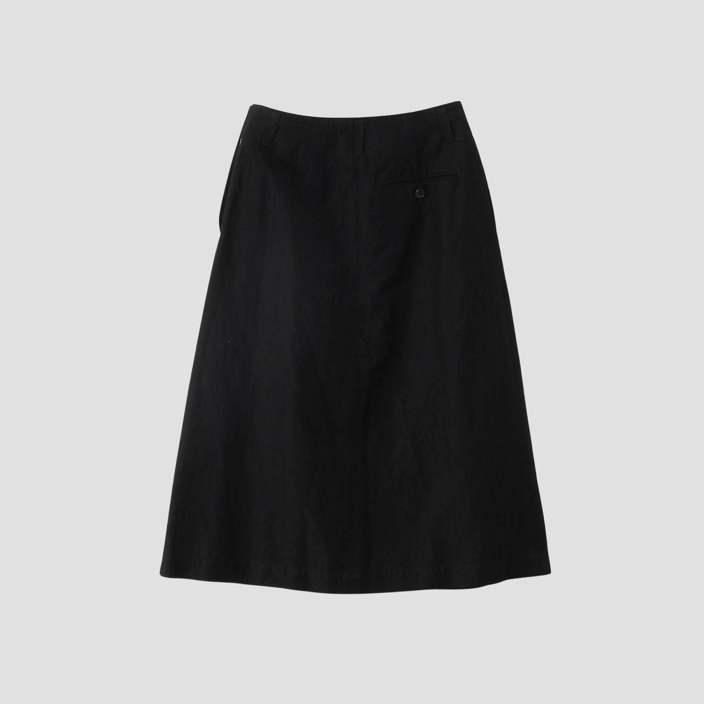 COTTON LINEN TWILL SKIRT