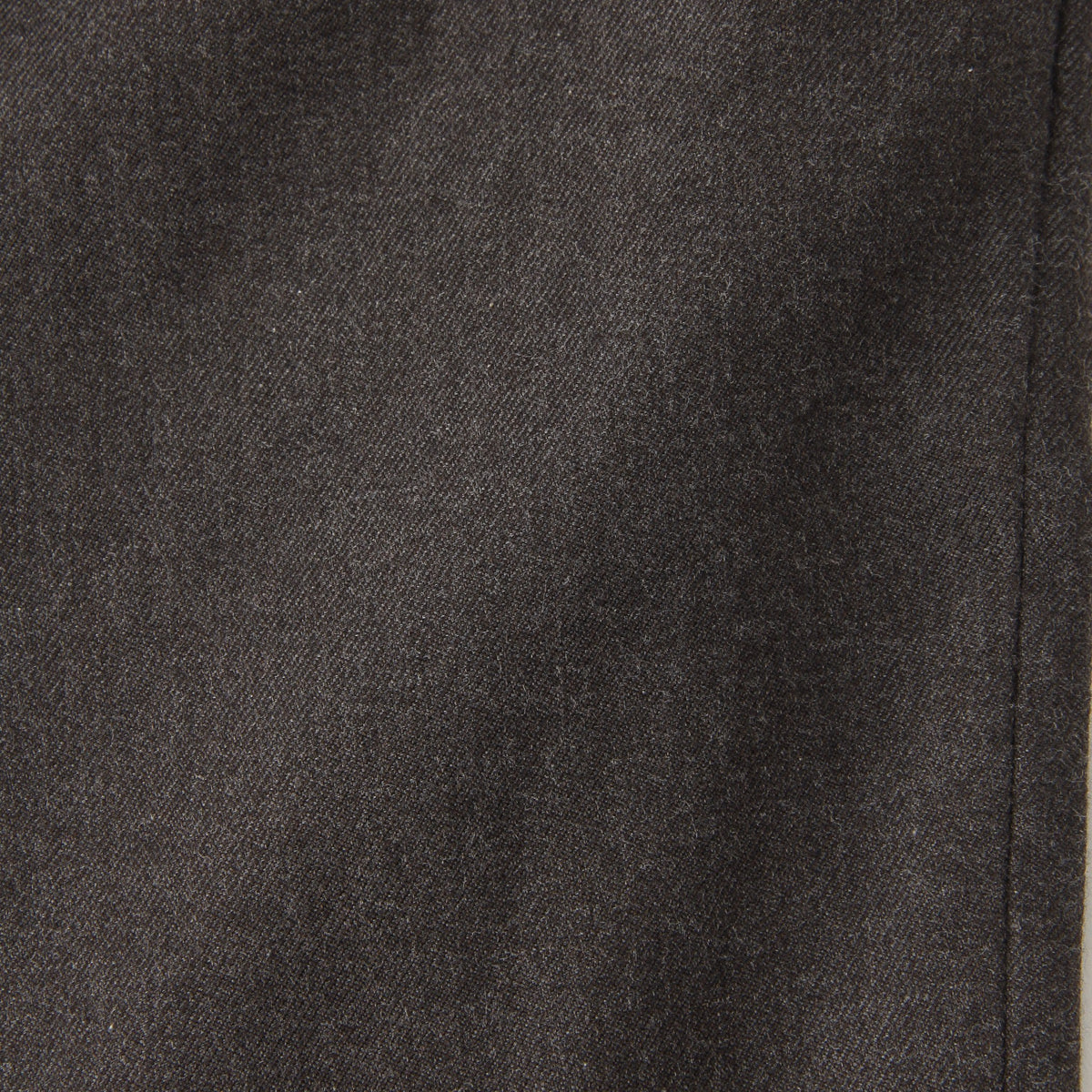 WOOL COTTON BRUSHED TWILL TROUSERS