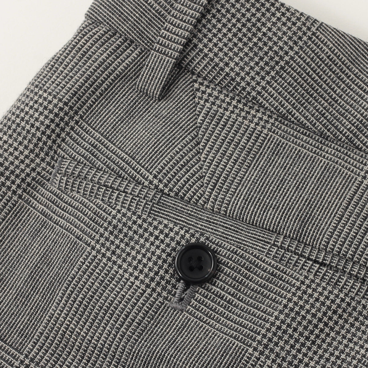 POW CHECK WOOL TROUSERS