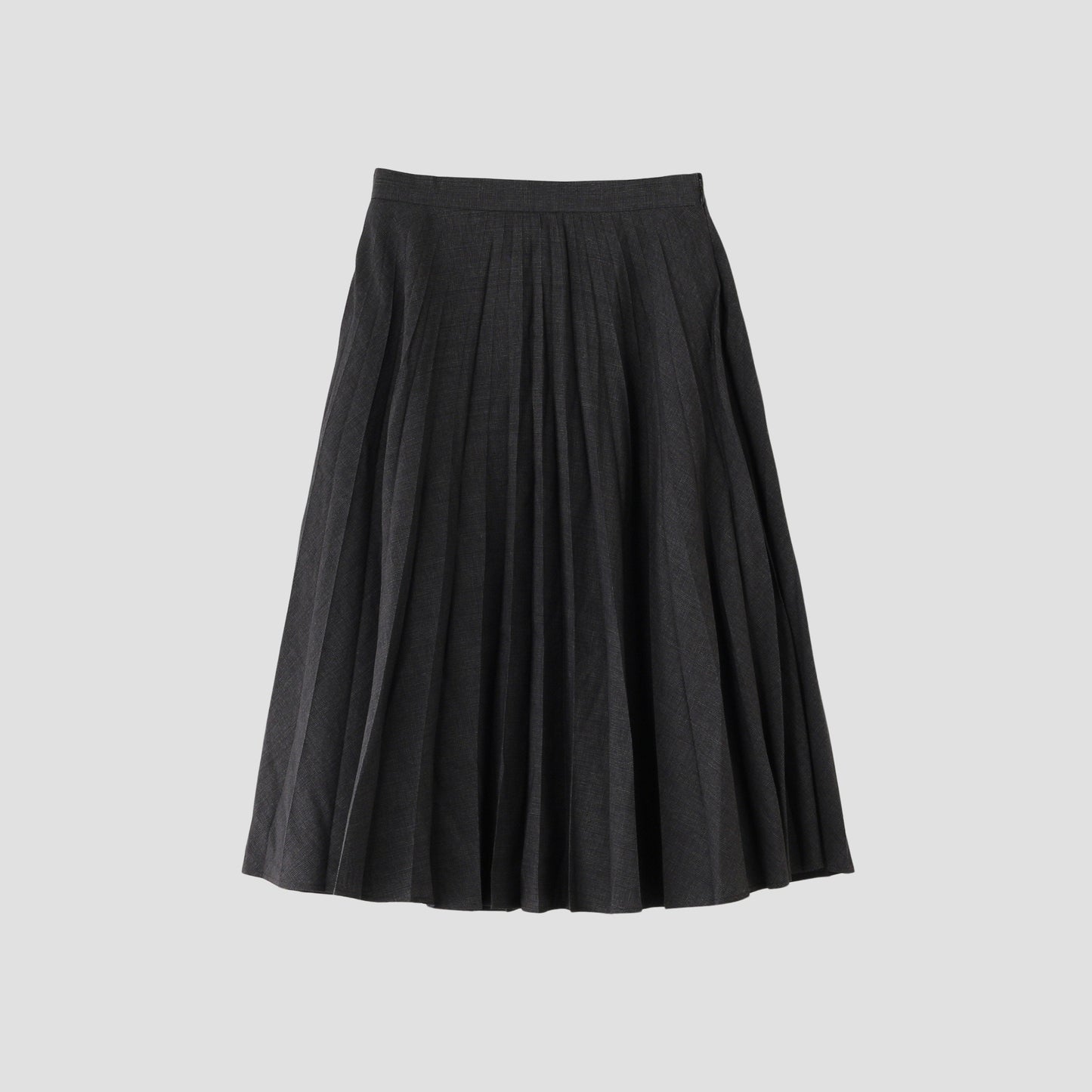PRINCE OF WALES CHECK WOOL BLEND SKIRT