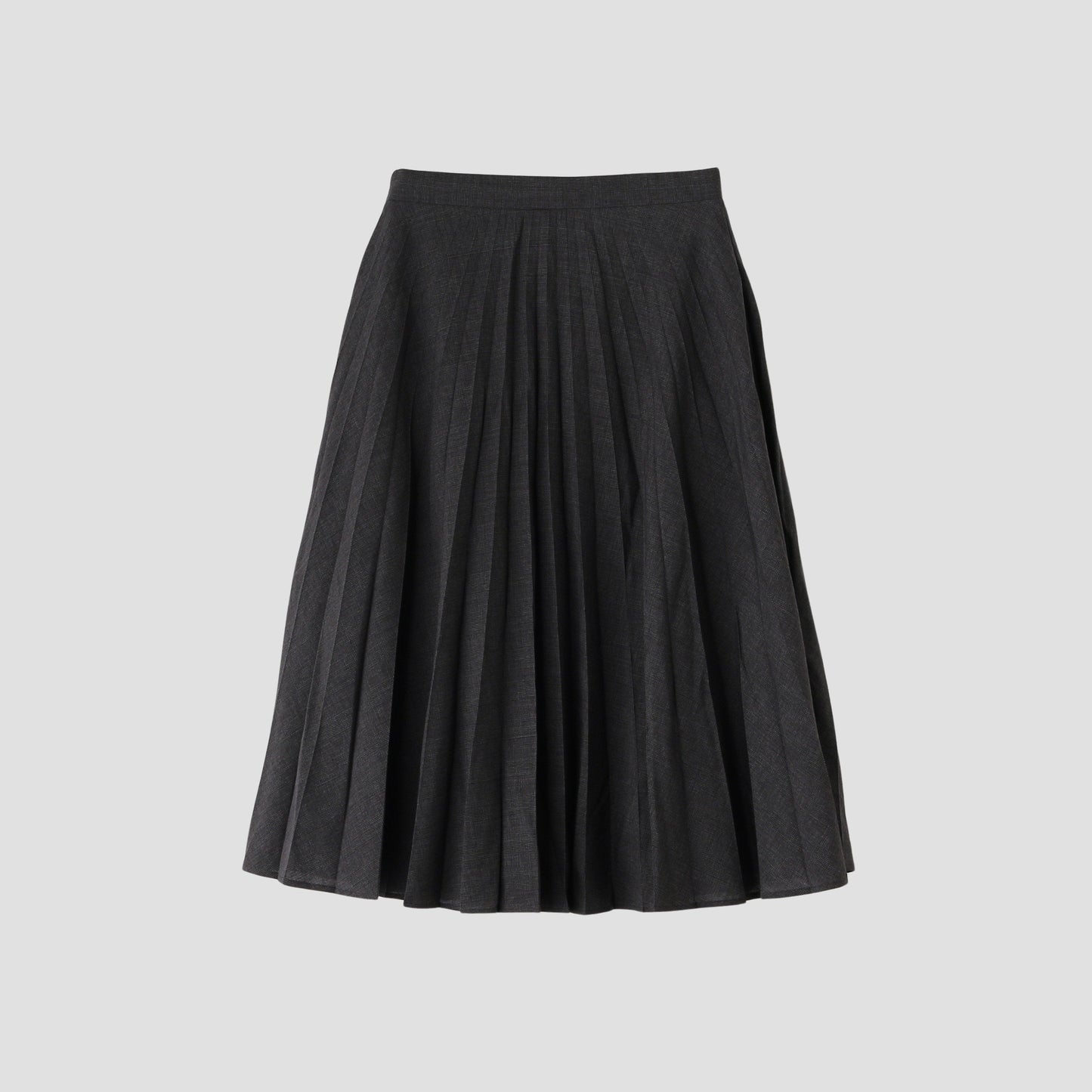PRINCE OF WALES CHECK WOOL BLEND SKIRT
