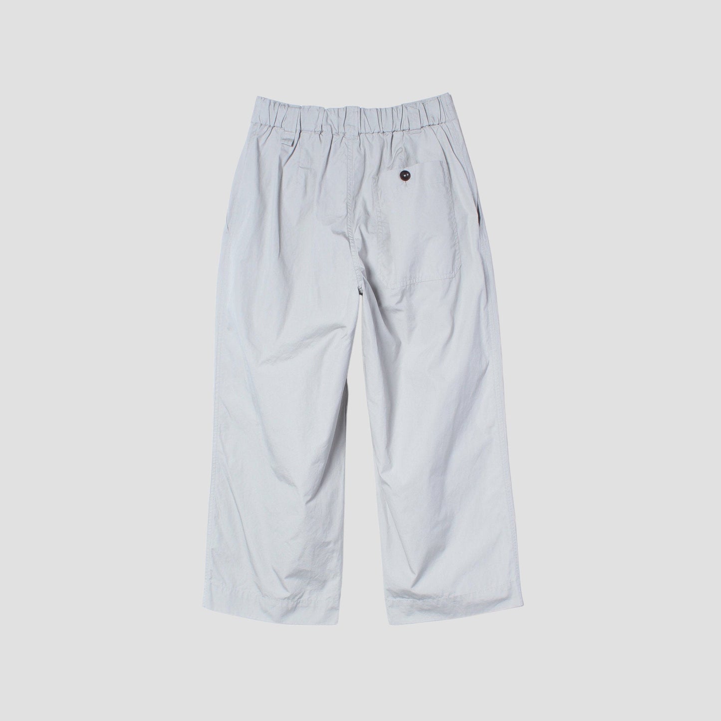 FINE COMPACT COTTON POPLIN TROUSERS