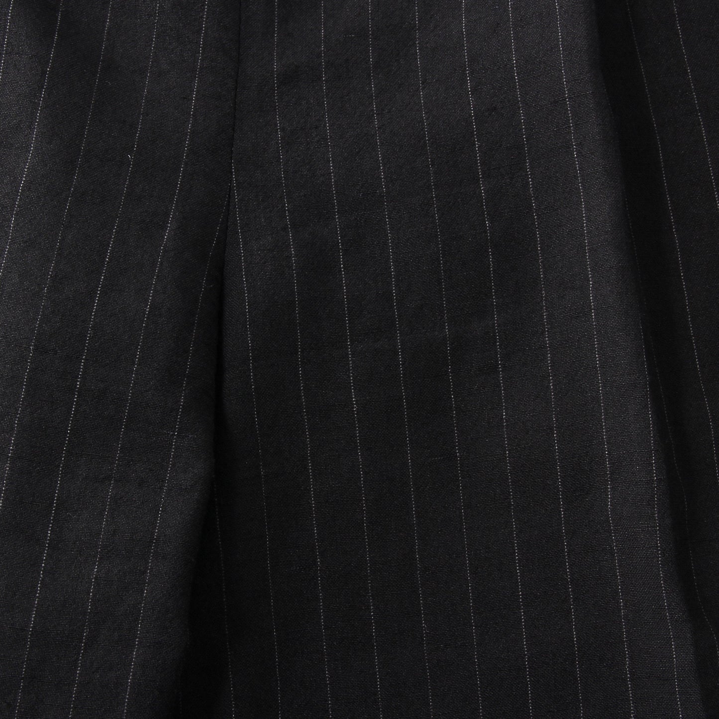 PINSTRIPE WOOL LINEN TROUSERS