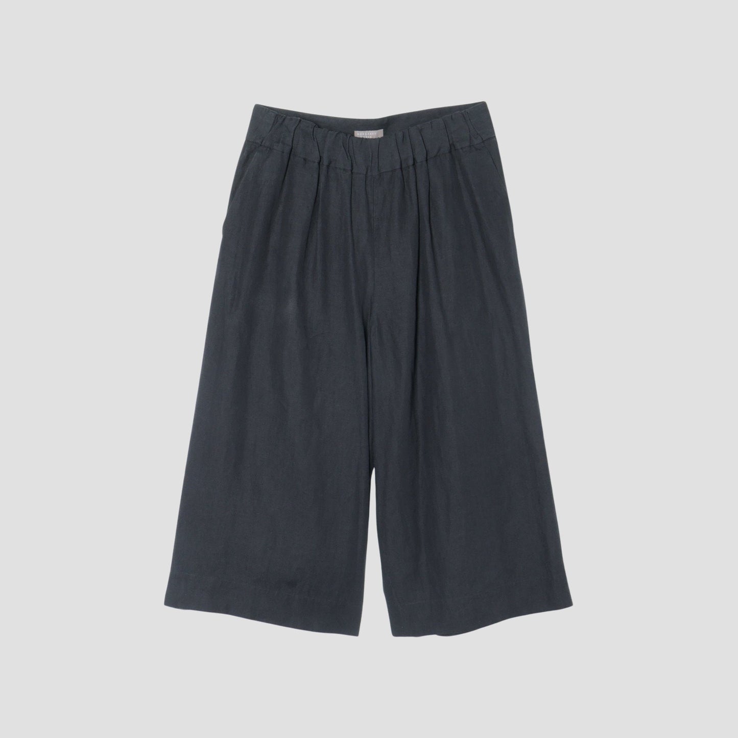 COATED LINEN PLAINWEAVE TROUSERS