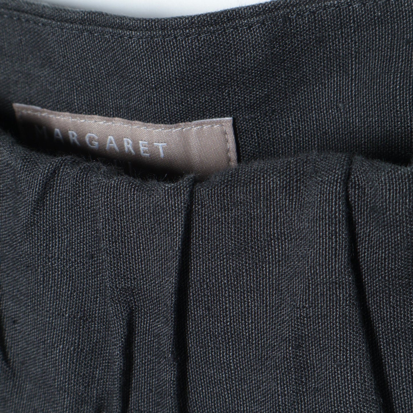 COATED LINEN PLAINWEAVE TROUSERS