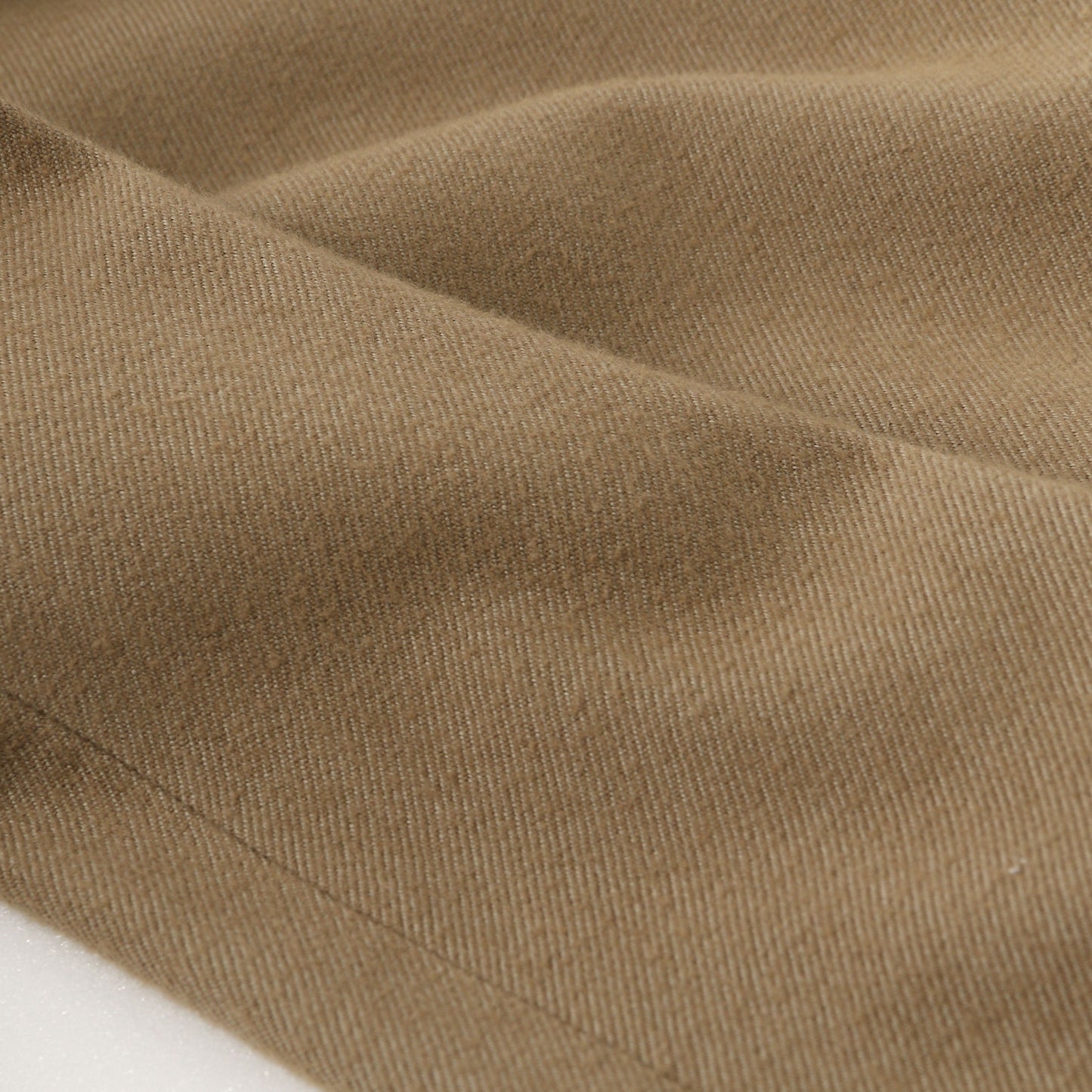 BRUSHED COTTON WOOL TROUSERS