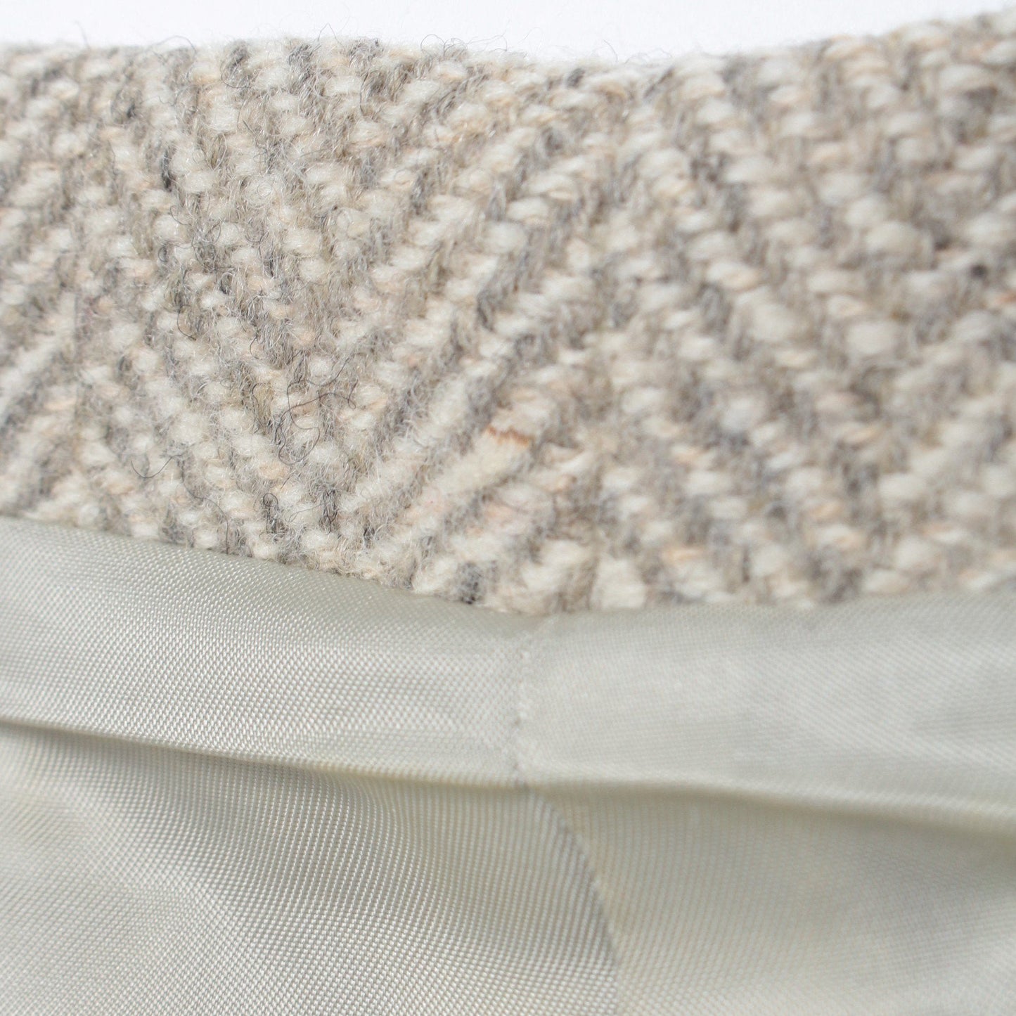 HERRINGBONE WOOL COAT