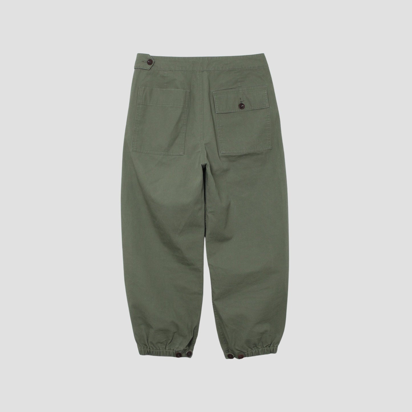 COMPACT BROKEN DRILL TROUSERS