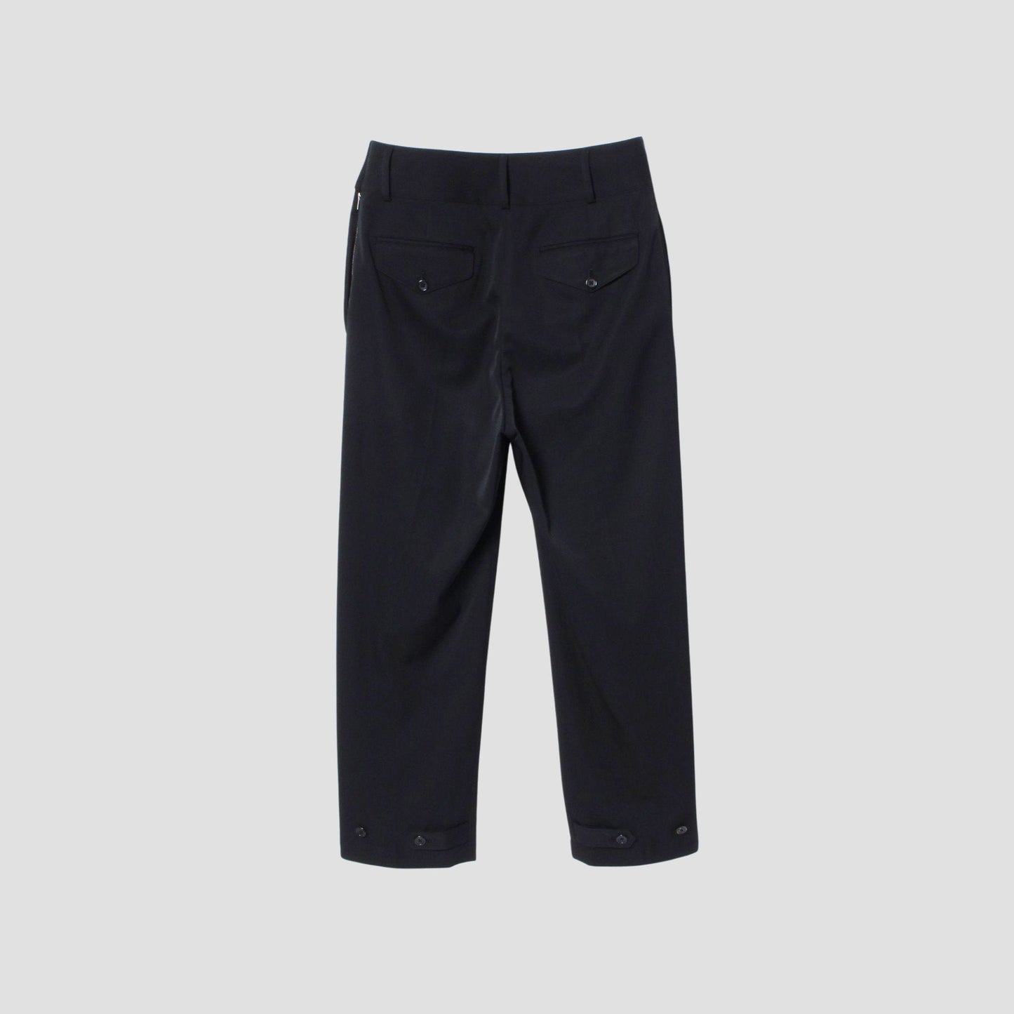 FLUID WOOL TWILL TROUSERS