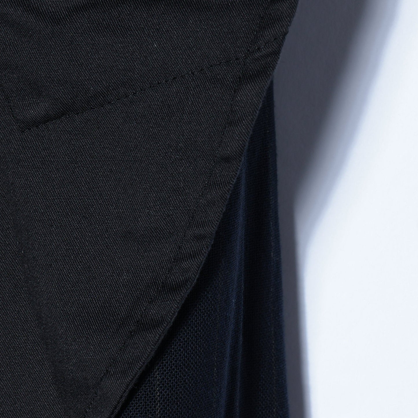 WOOL PINSTRIPE TROUSERS
