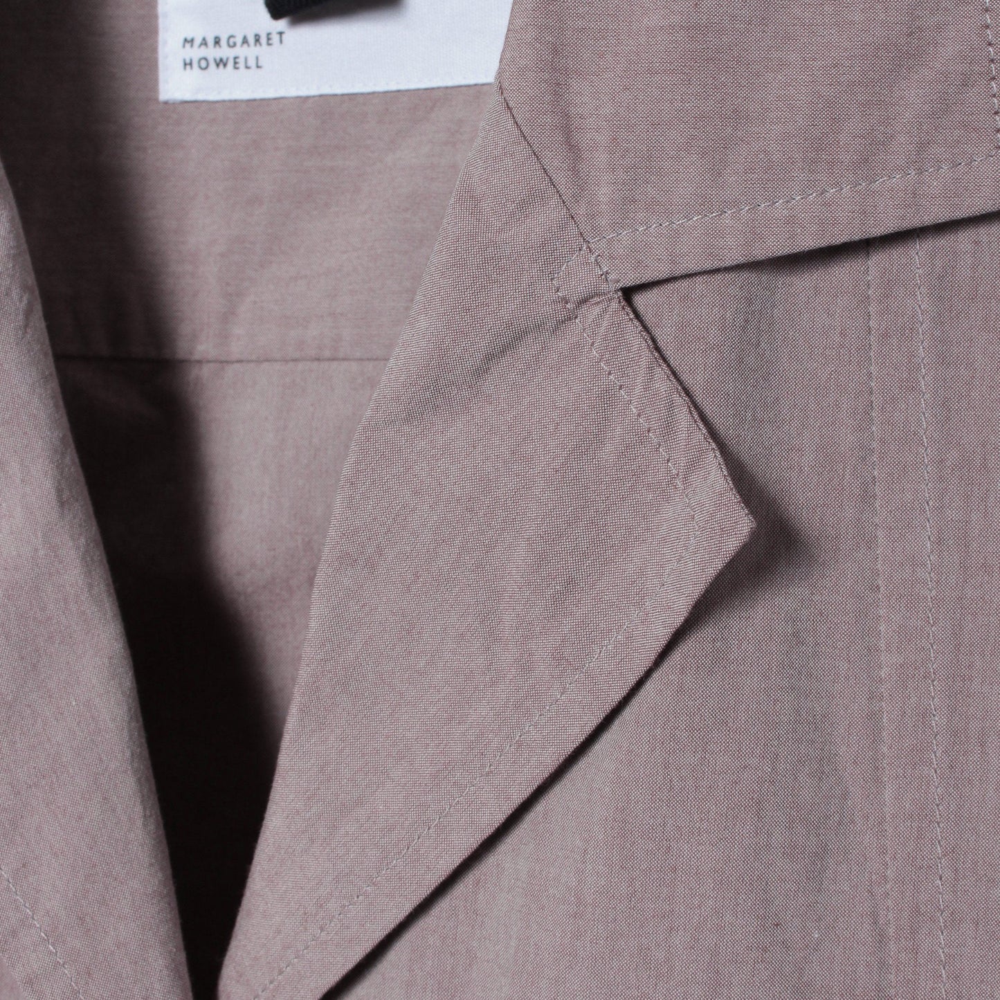 NATURAL COTTON CHAMBRAY SHIRT