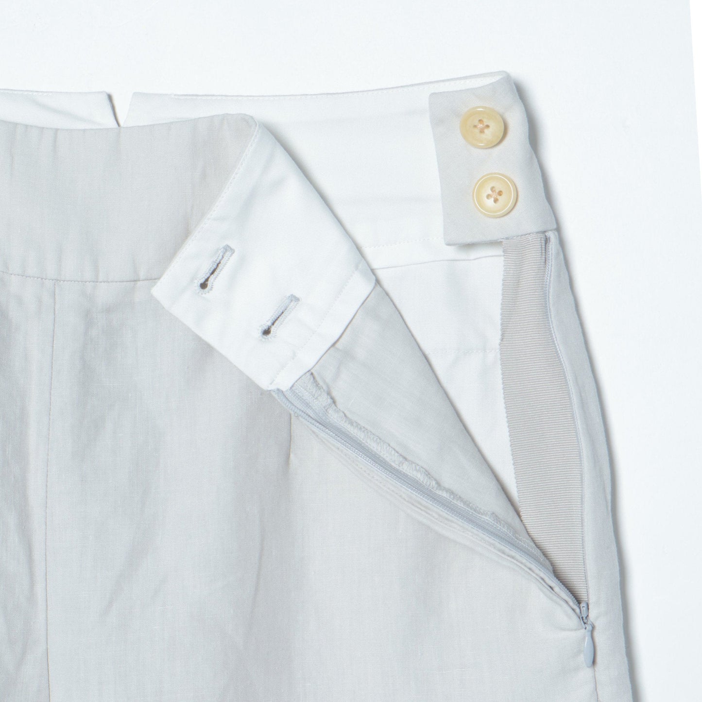 HIGH DENSE LINEN TROUSERS