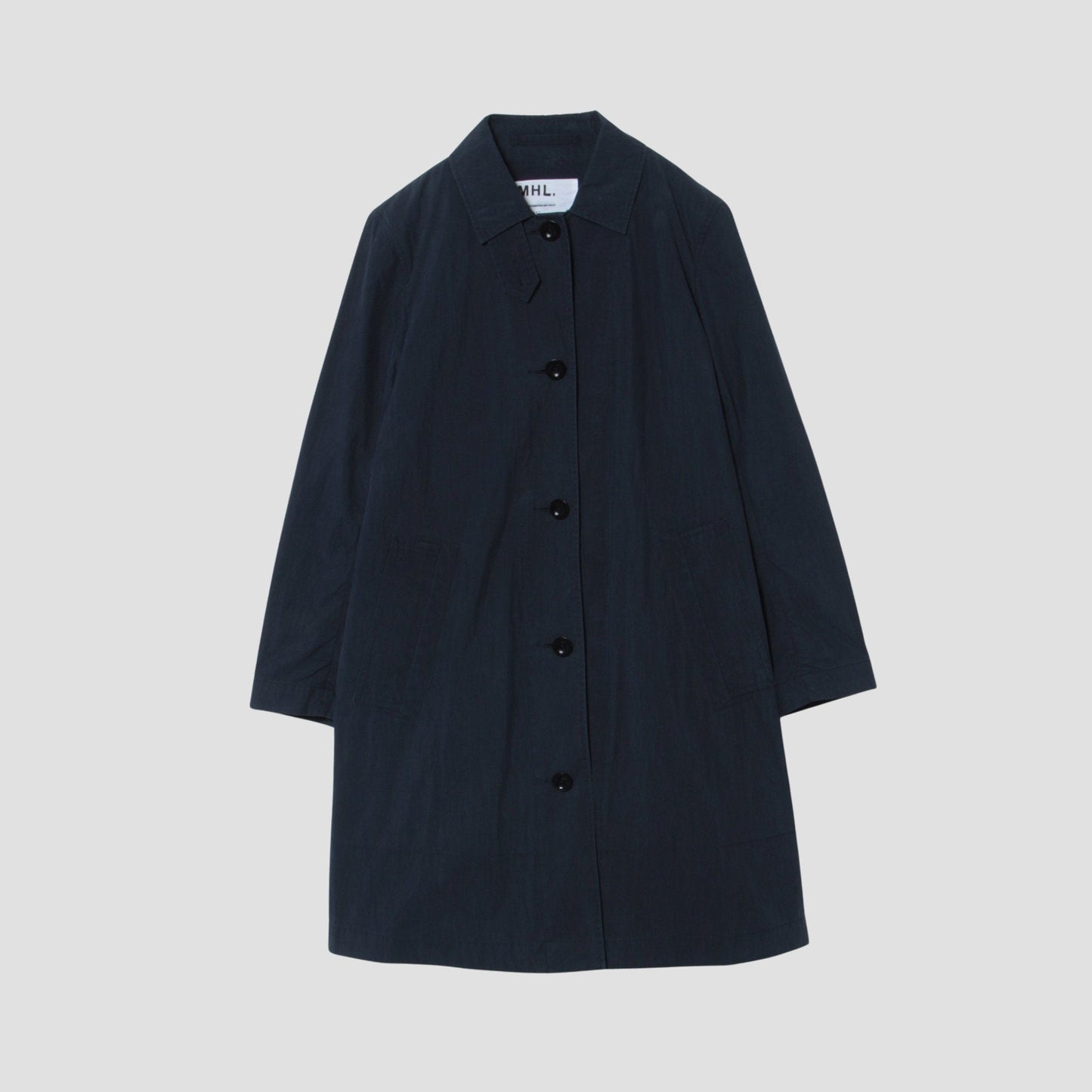 WASHED COTTON NYLON COAT