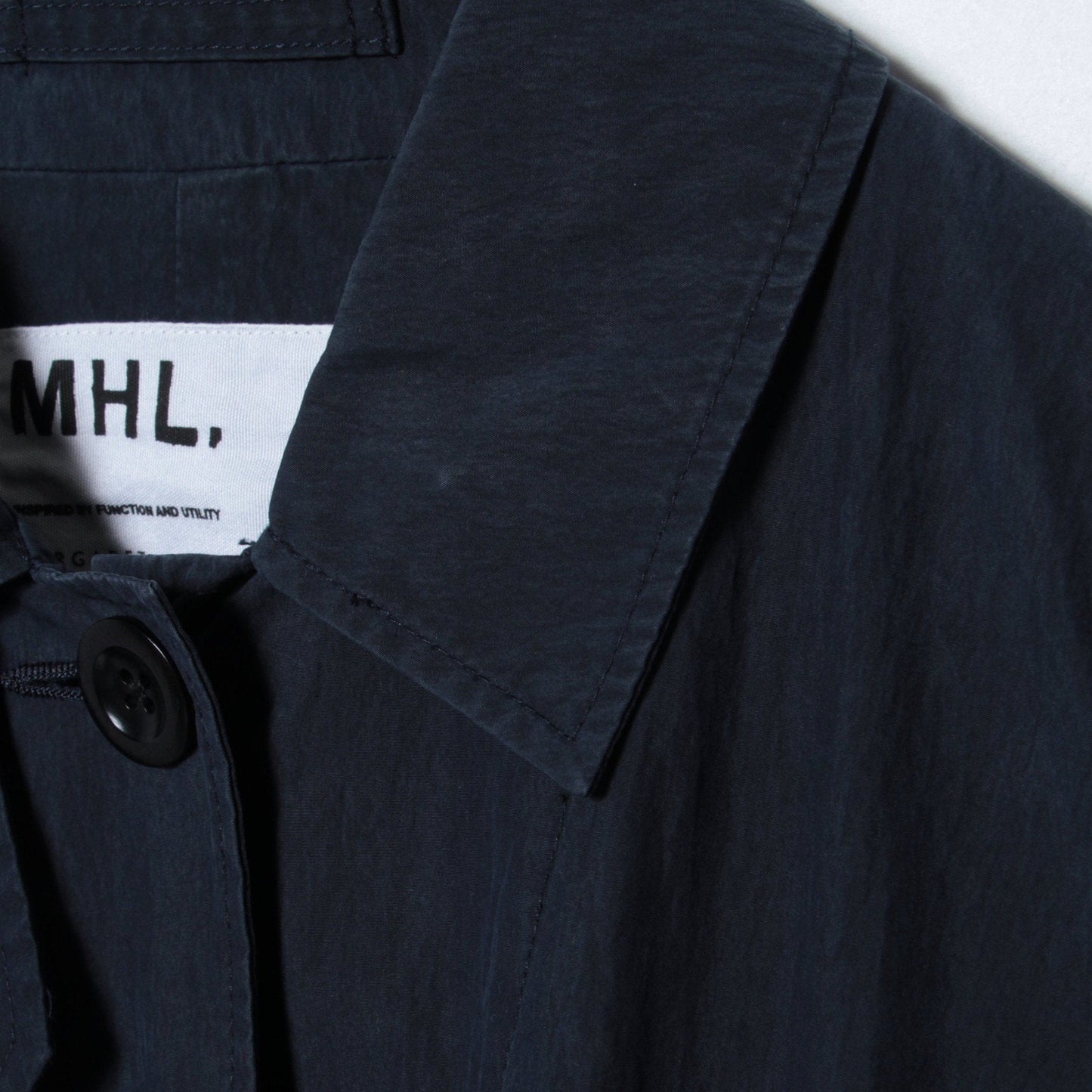 WASHED COTTON NYLON COAT