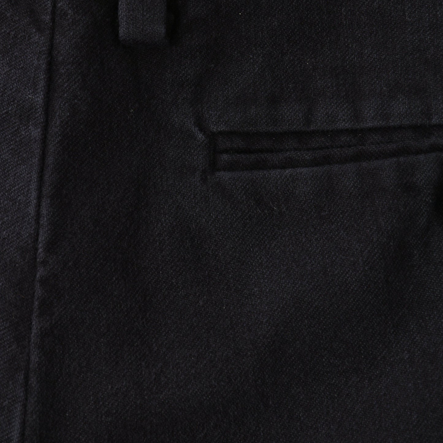 WASHED COTTON TWILL TROUSERS