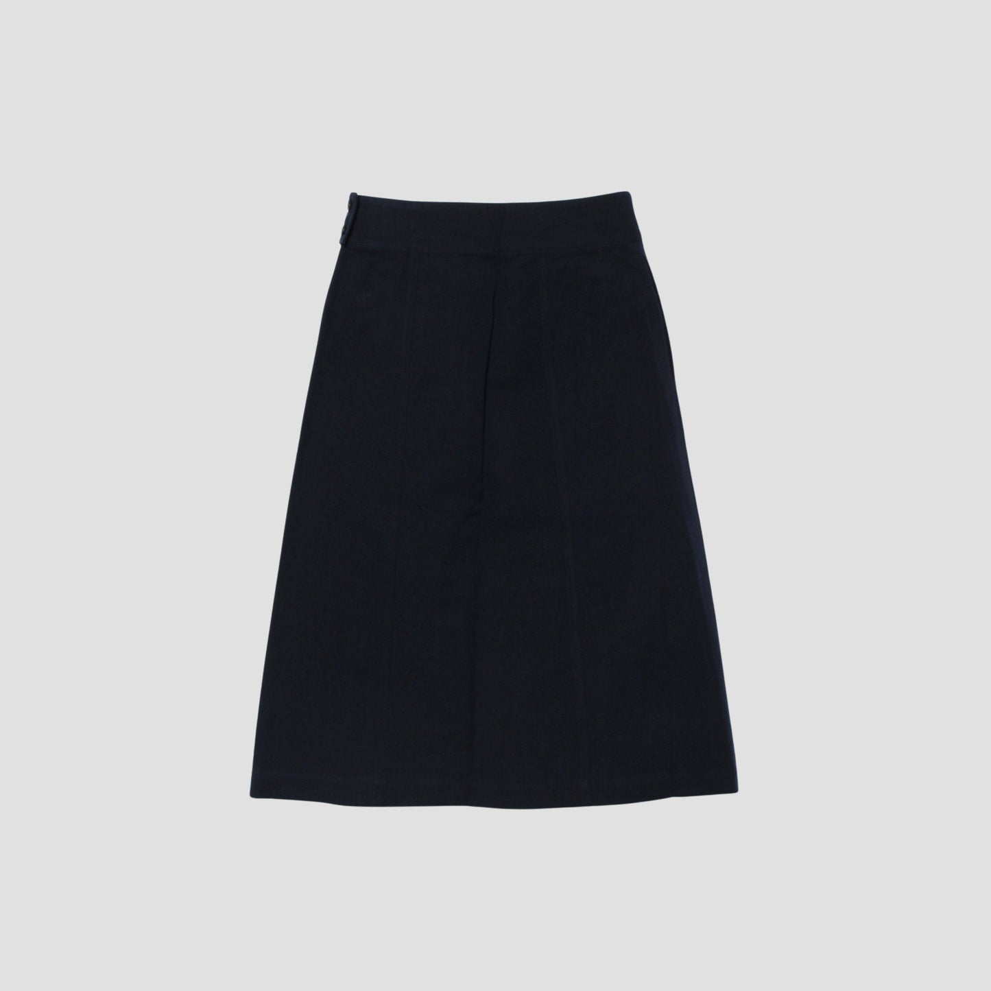 COTTON LINEN CANVAS SKIRT