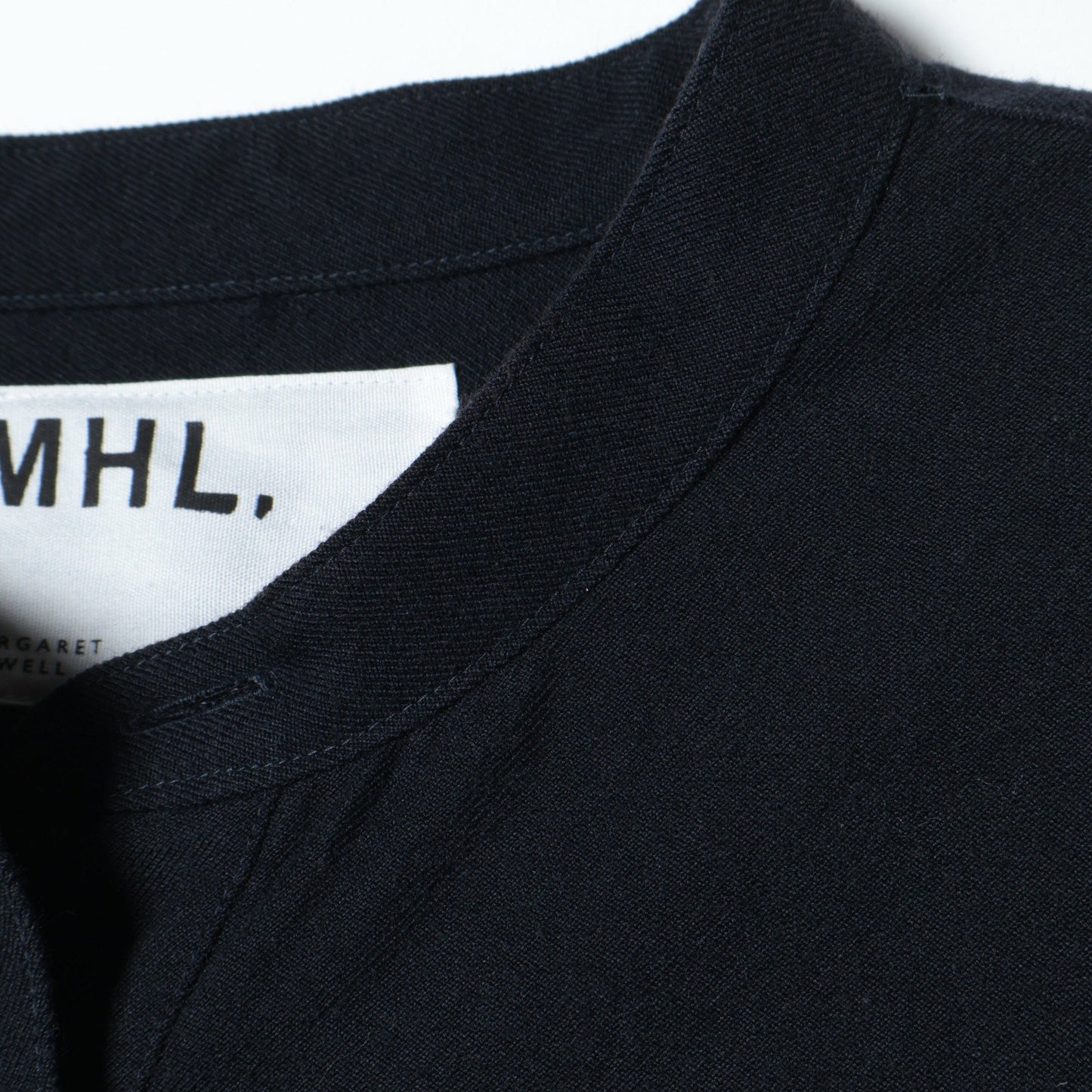 WOOL COTTON TWILL DRESS