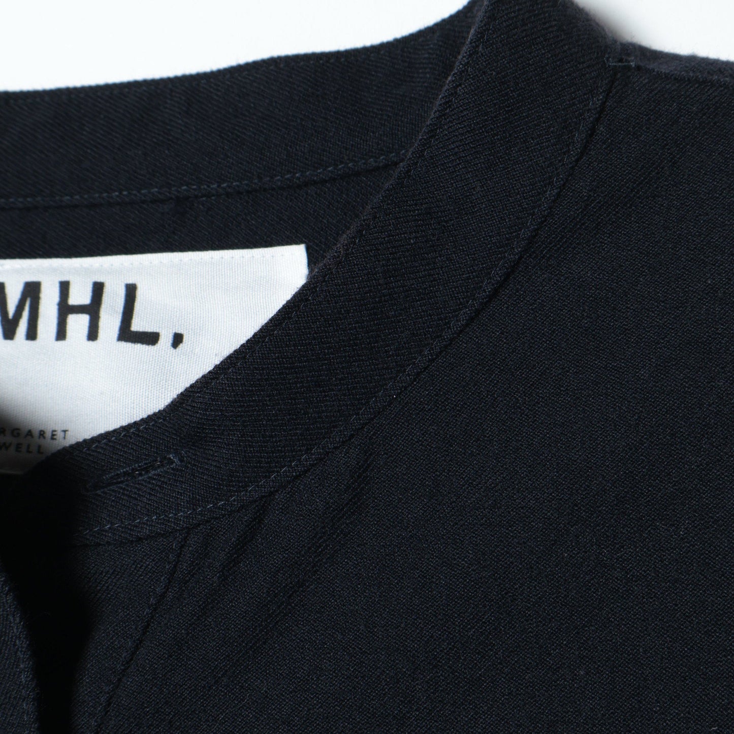 WOOL COTTON TWILL DRESS
