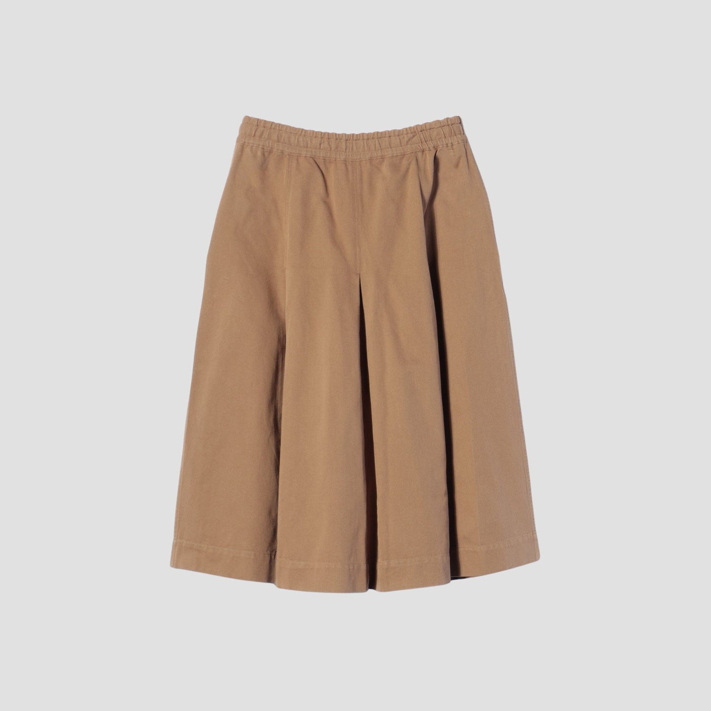 SOFT TWISTED YARN DYE COTTON SKIRT