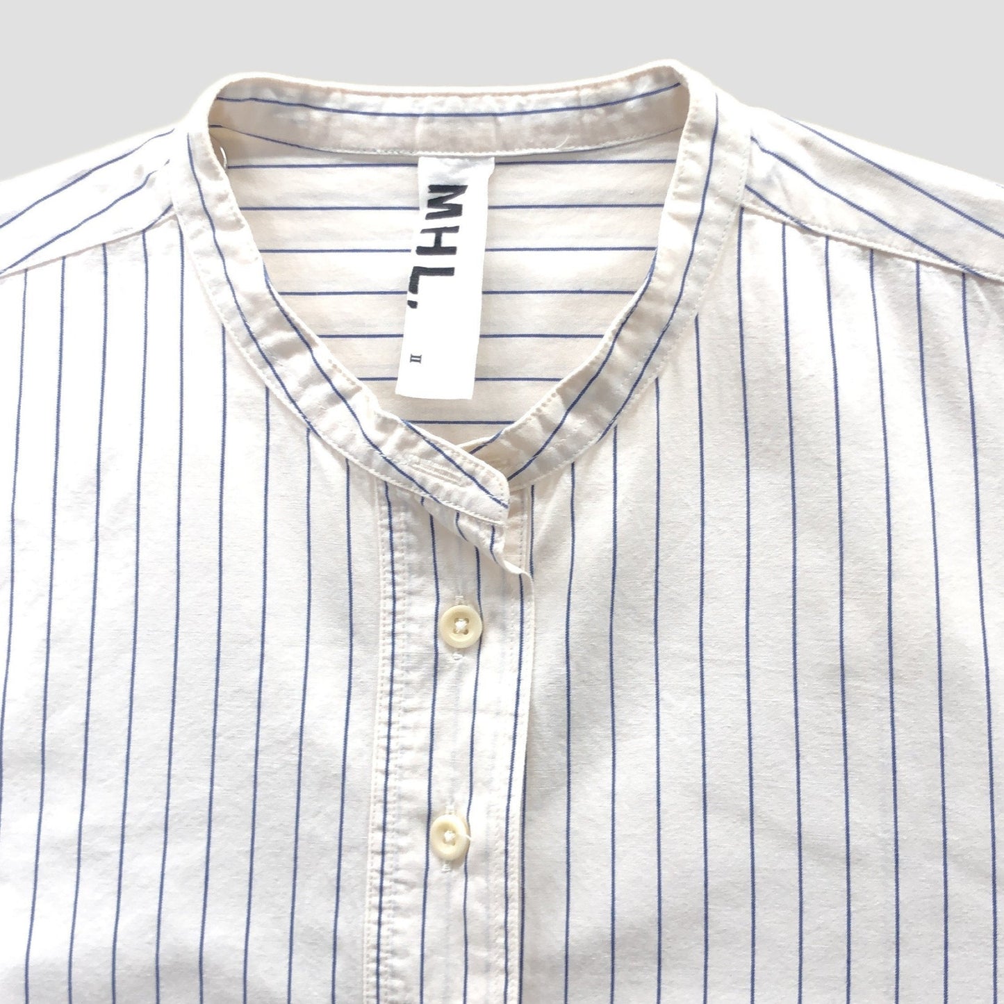 COTTON WIDE STRIPE SHIRT