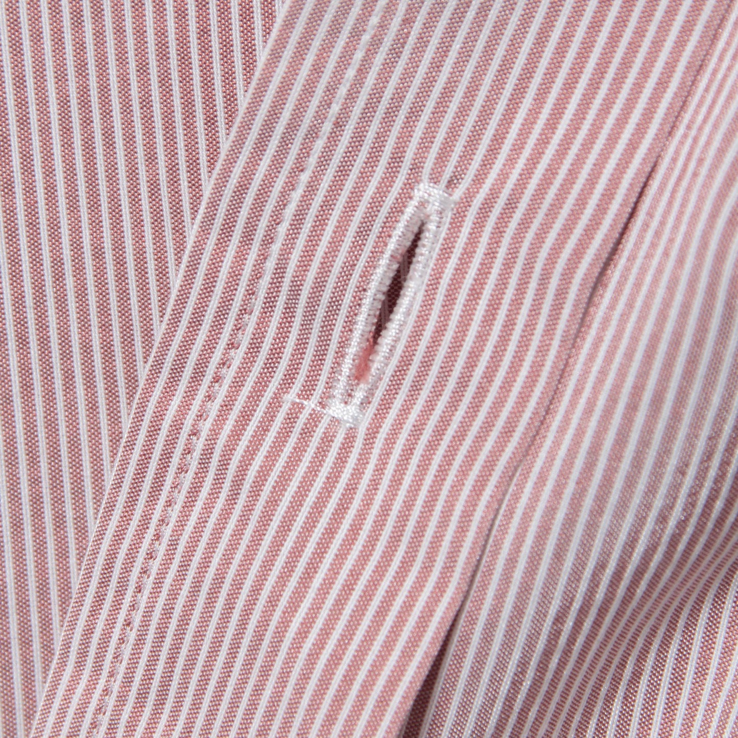 SILK COTTON NARROW STRIPE SHIRT