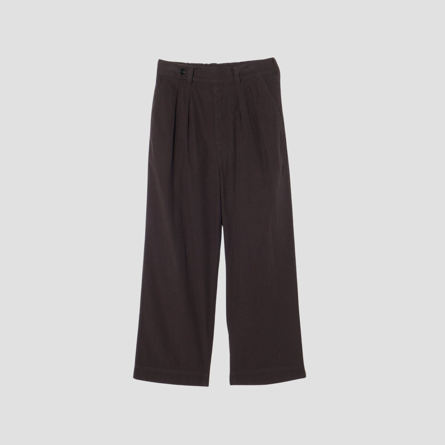 OVERDYE MELANGE COTTON LINEN TROUSERS