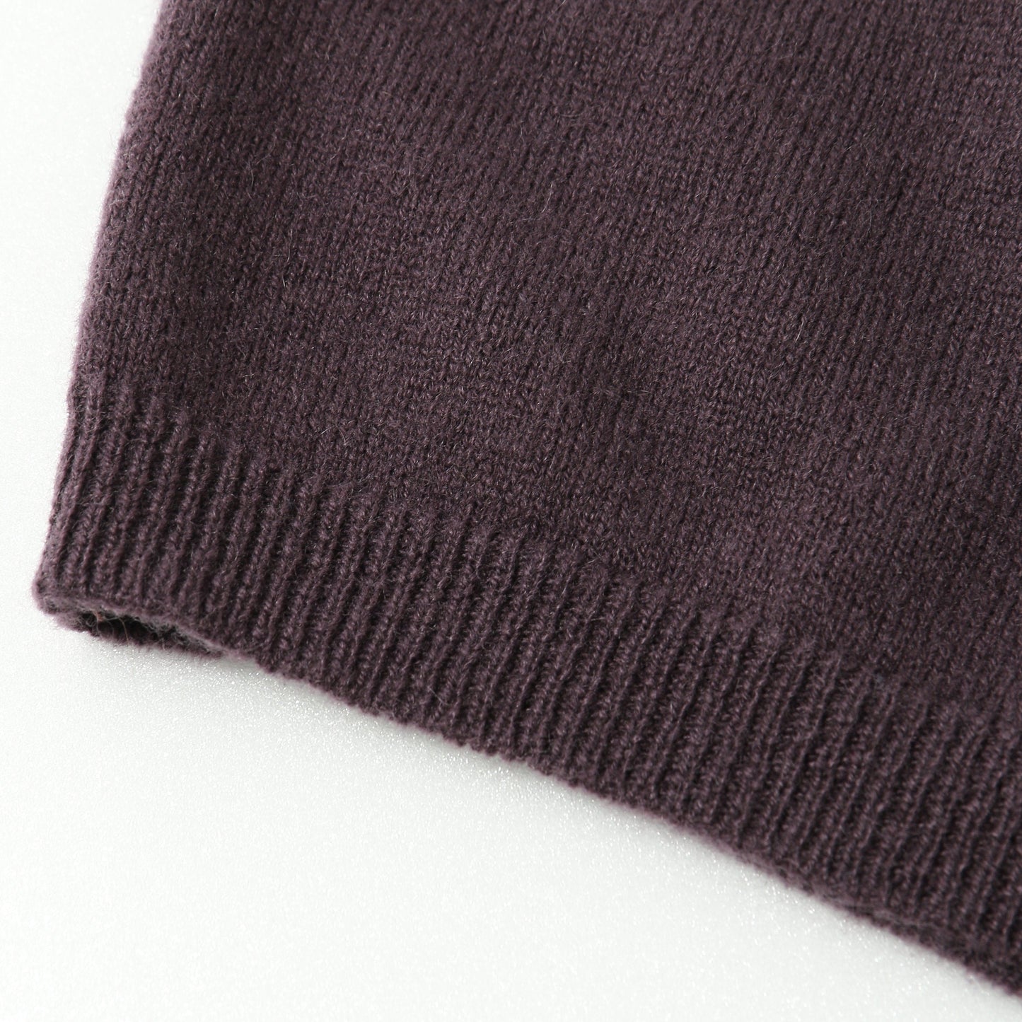 CASHMERE DEEP TRIM T-SHIRT KNIT