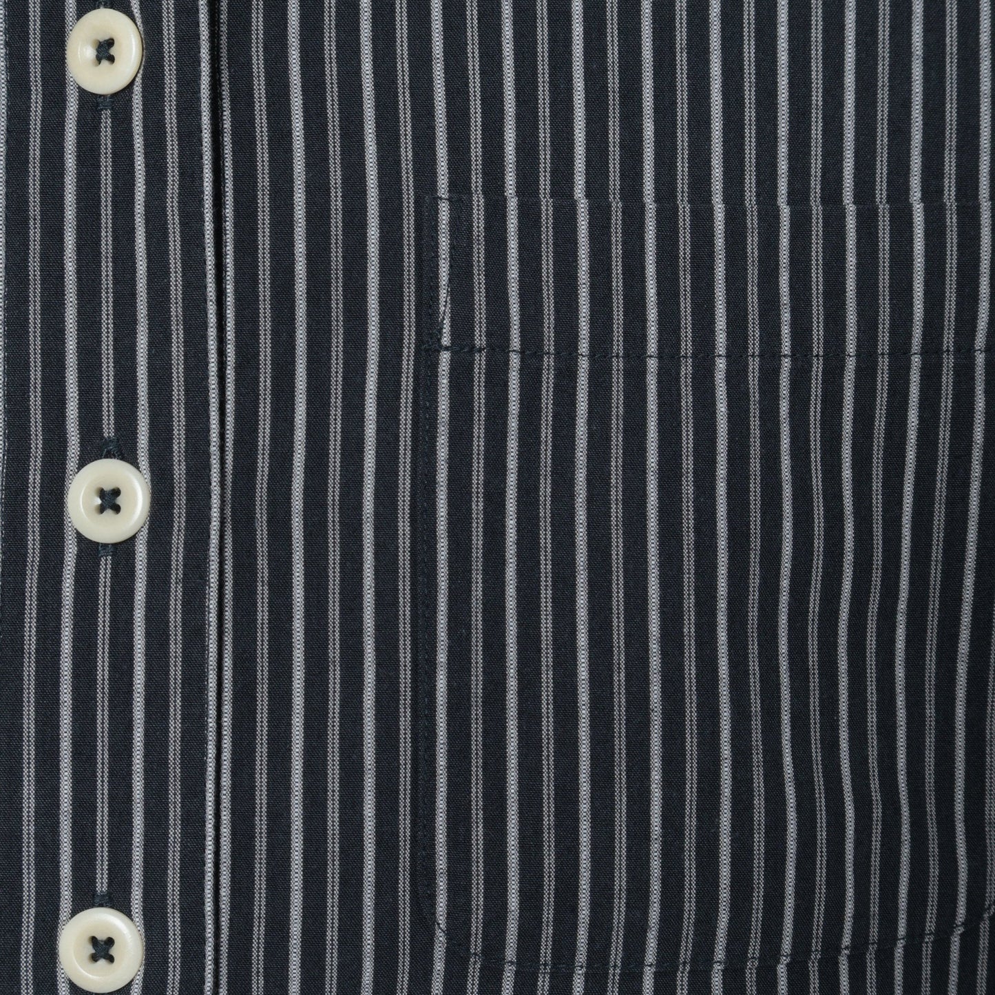 COTTON WOOL STRIPE SHIRT