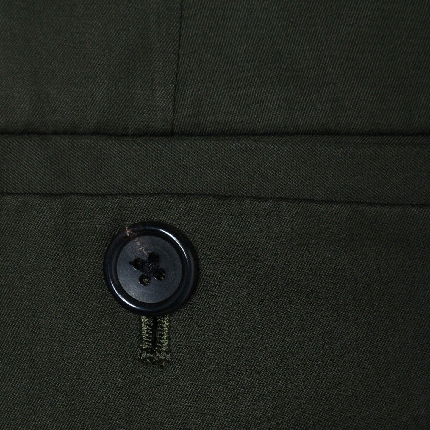 DENSE FINE COTTON TWILL TROUSERS