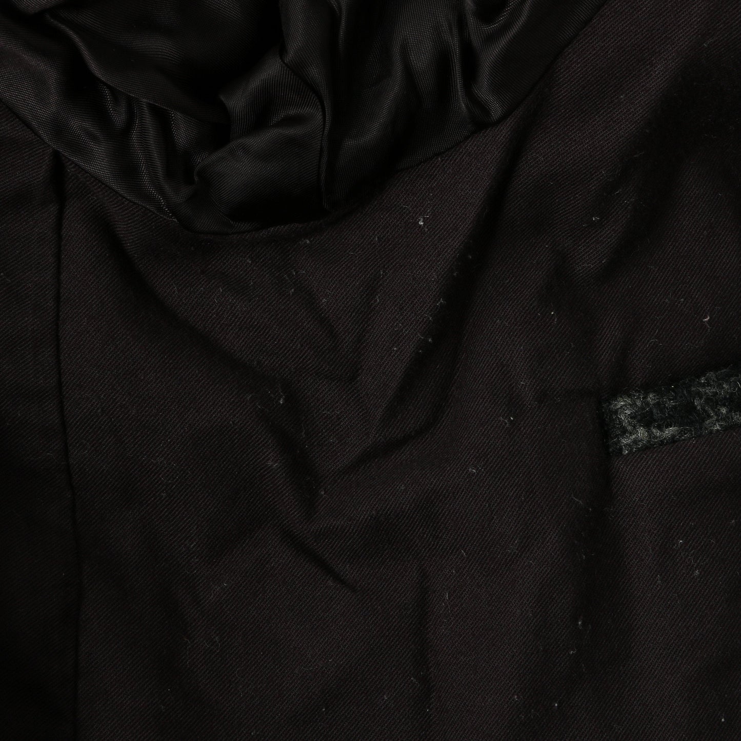 LARGE PRINCE OF WALES WOOL COATING