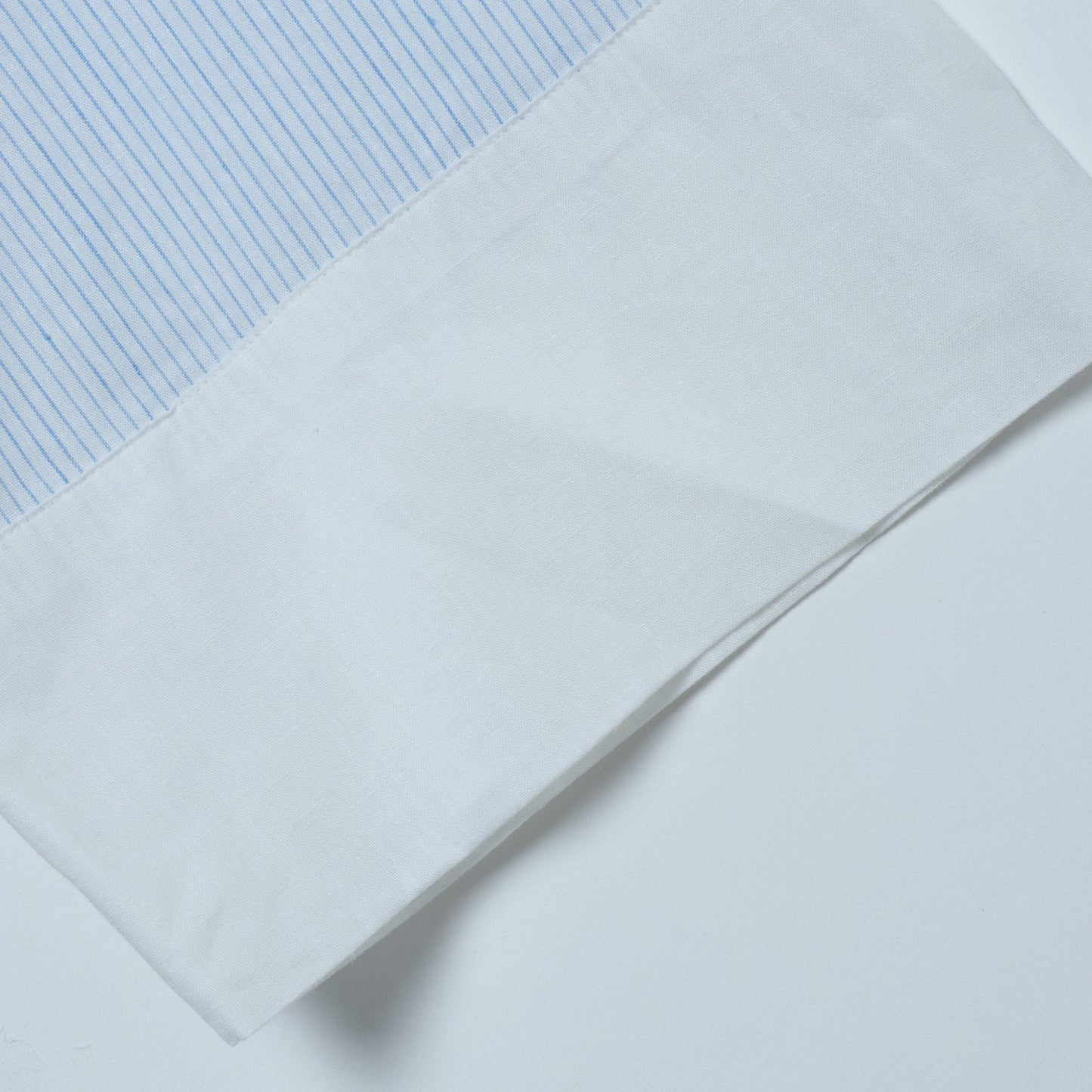 FINE STRIPE COTTON LINEN SHIRT