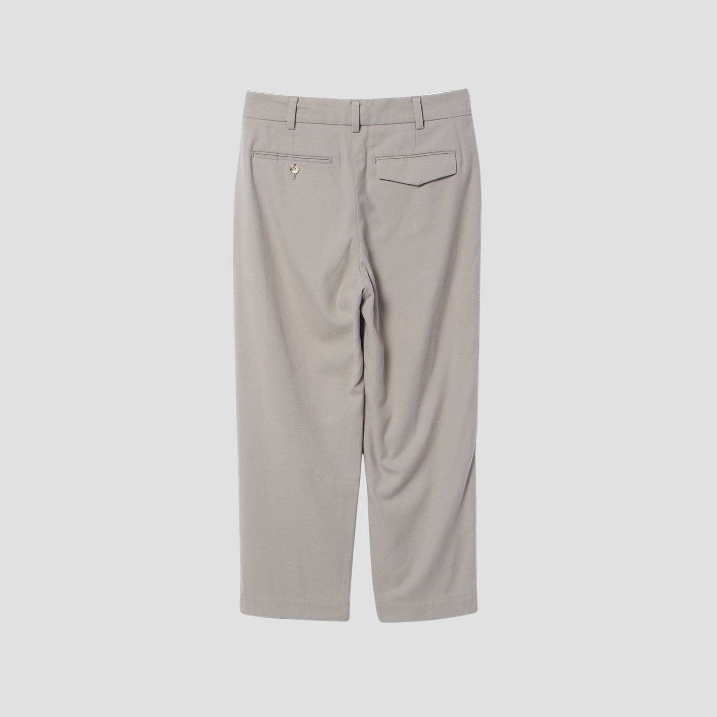 BRUSHED COTTON WOOL TROUSERS