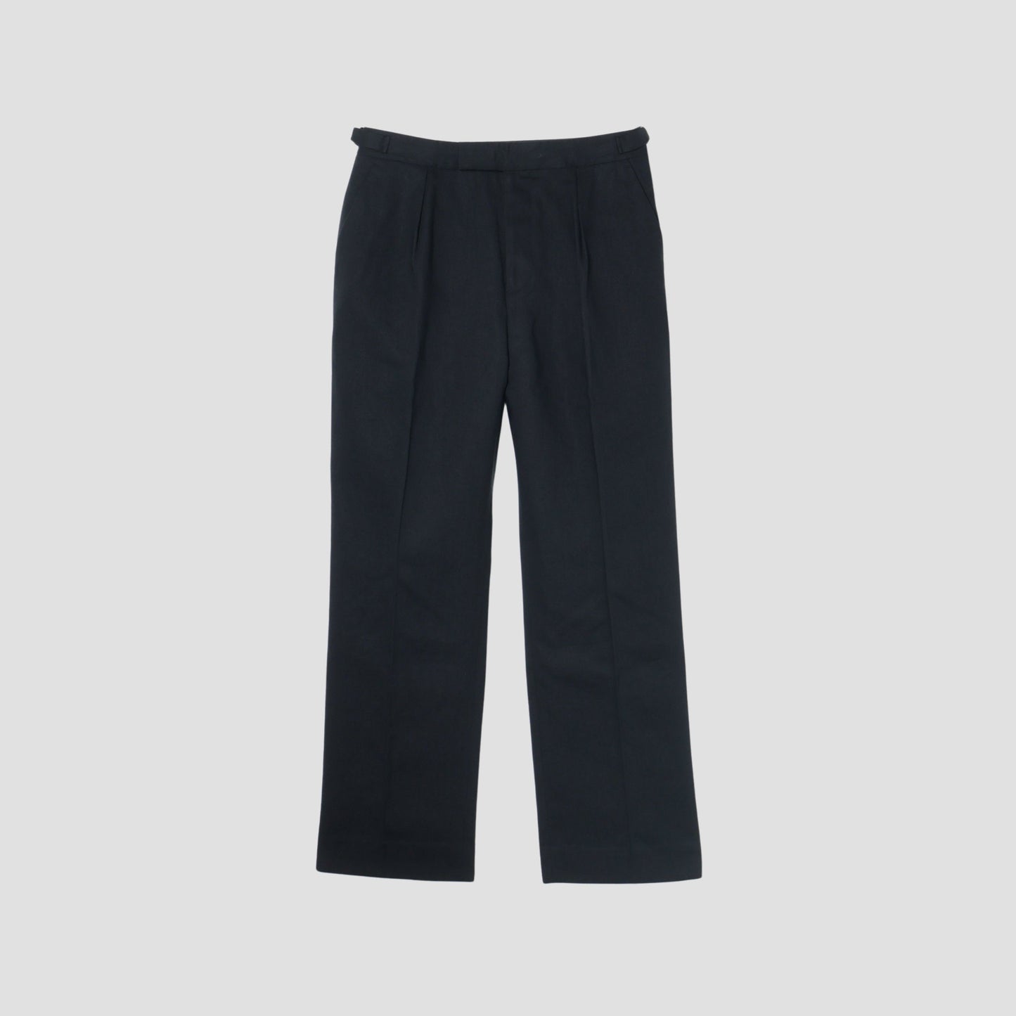FINE COMPACT LINEN TROUSERS