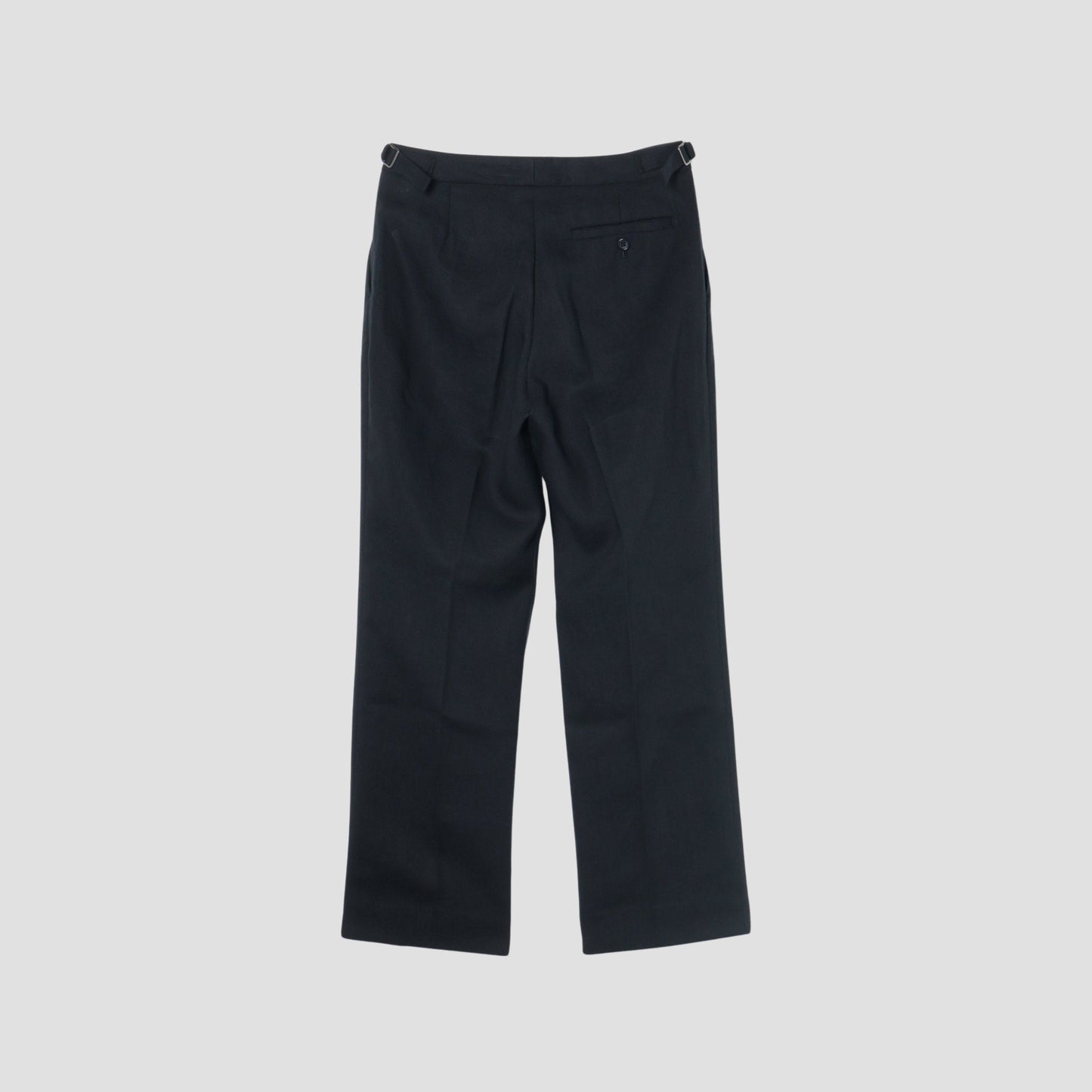 FINE COMPACT LINEN TROUSERS