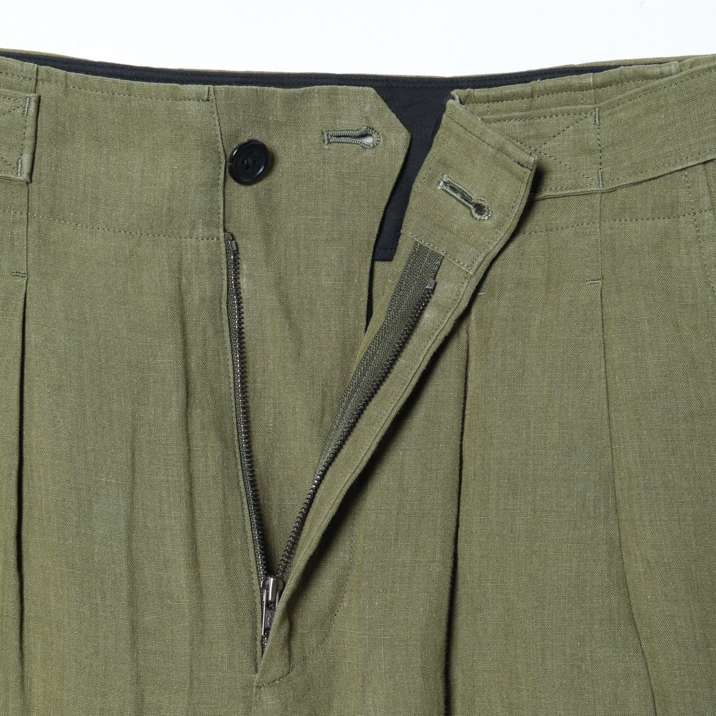 YARN DYED LINEN TROUSERS