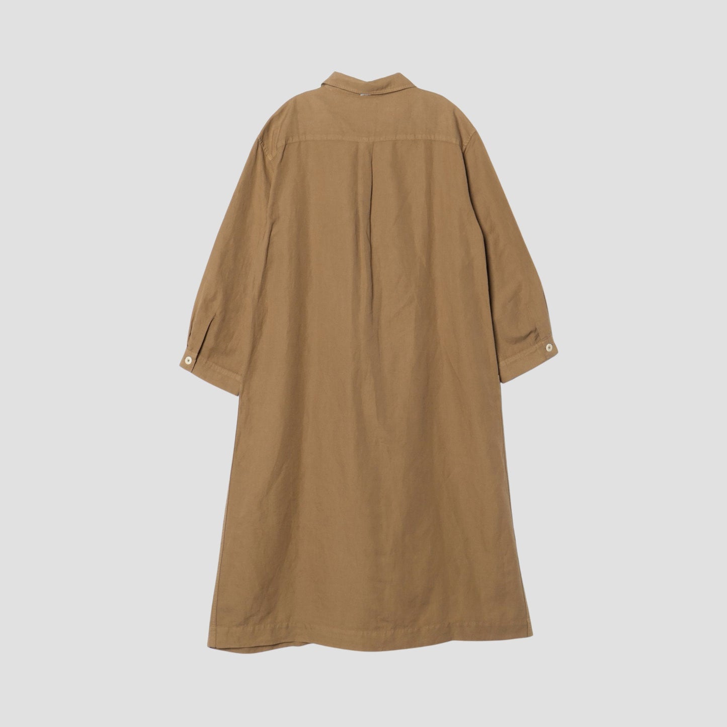 DRY COTTON LINEN TWILL DRESS