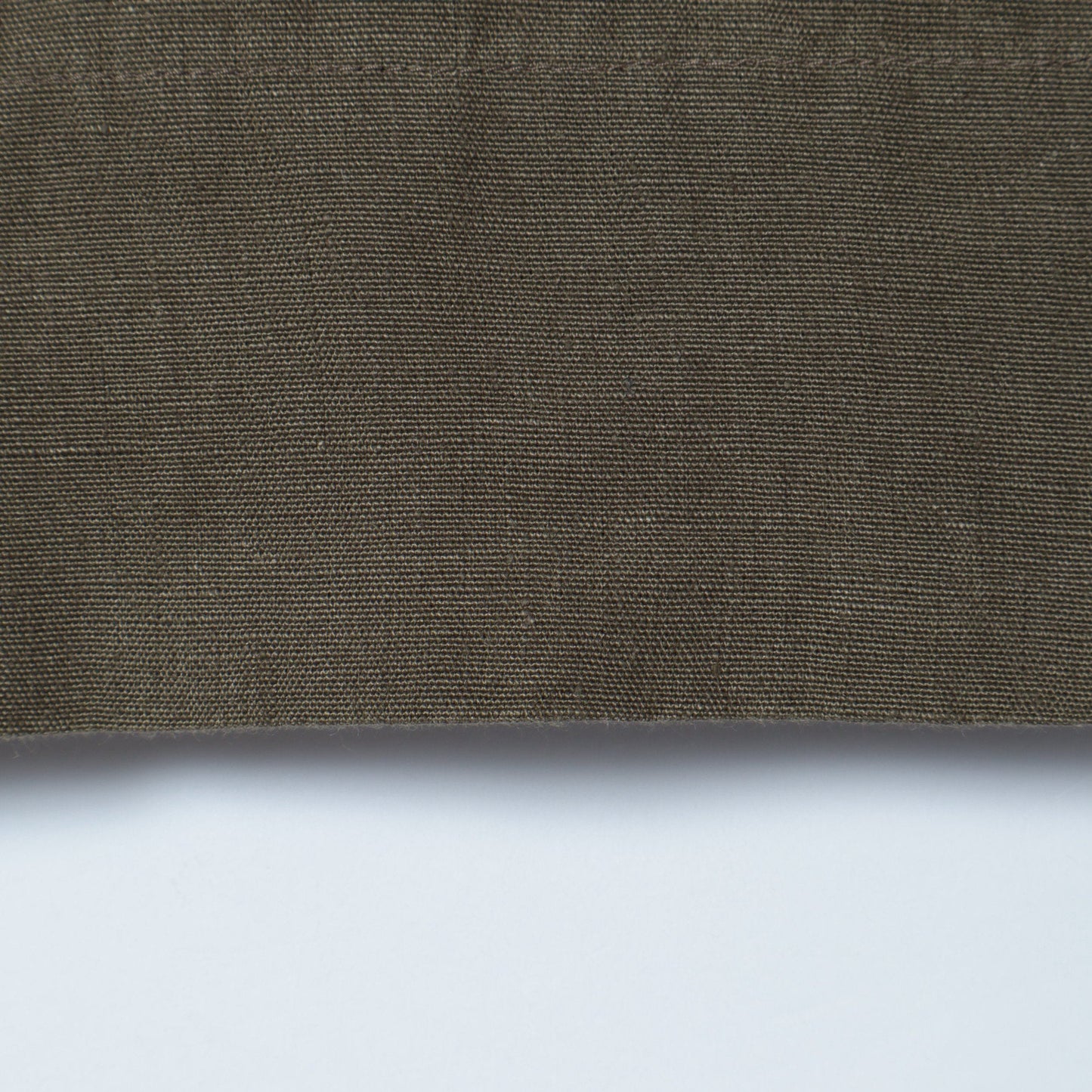 COATED LINEN PLAINWEAVE TROUSERS