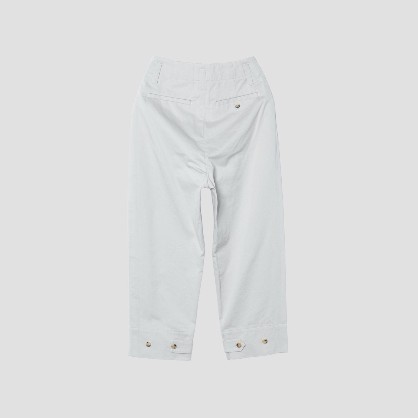 ORGANIC COTTON TWILL TROUSERS