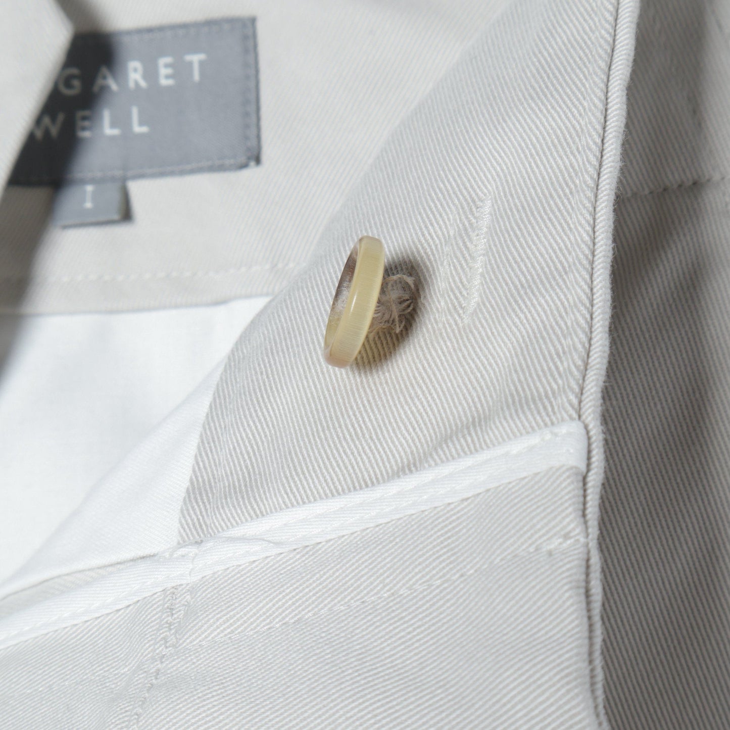 ORGANIC COTTON TWILL TROUSERS