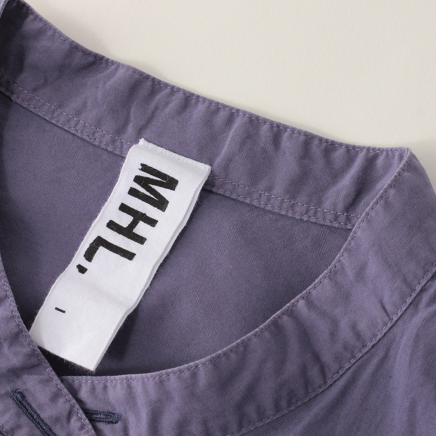 GARMENT DYE COTTON POPLIN SHIRT