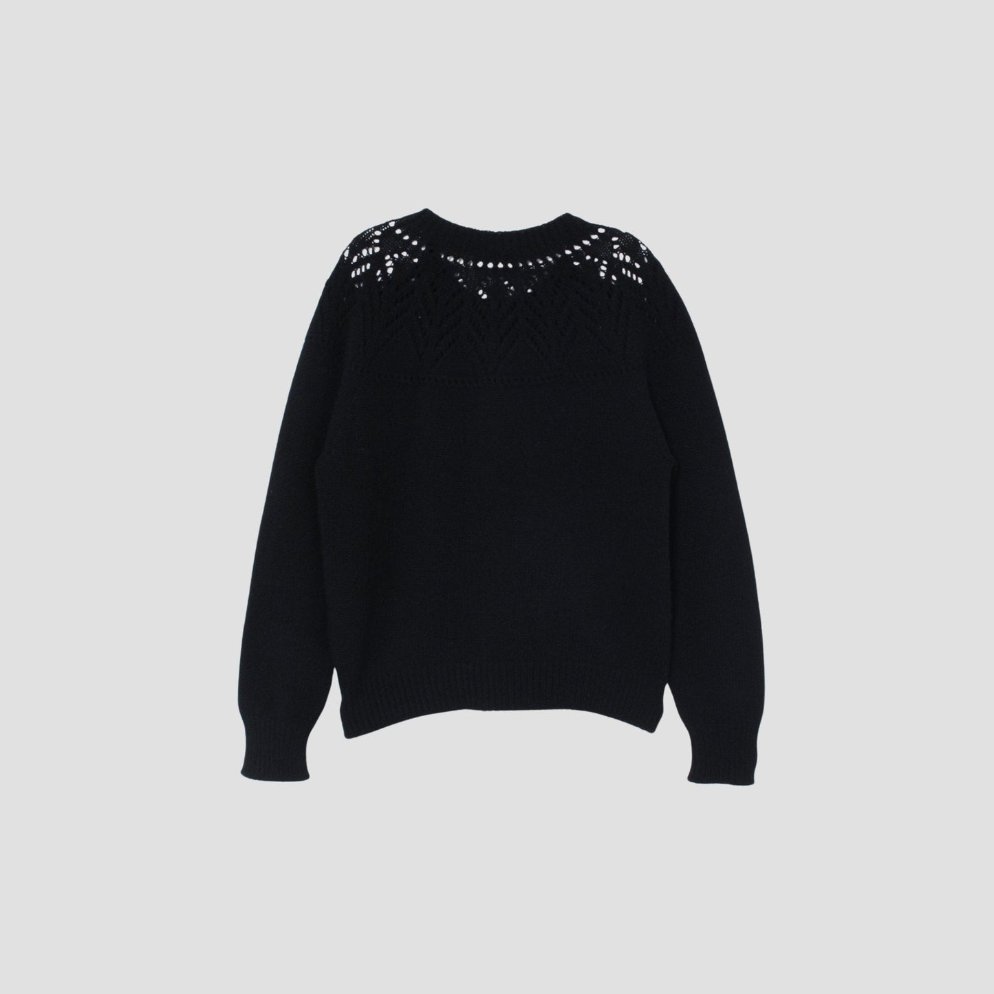 SHETLAND LAMBS WOOL KNIT