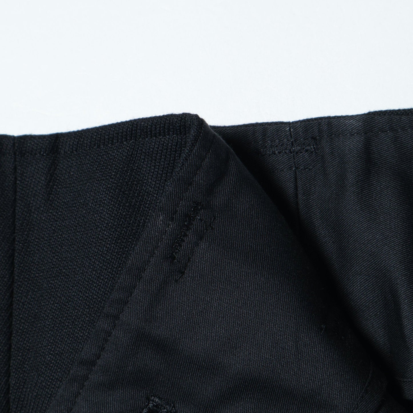 WHIPCORD WOOL COTTON TROUSERS