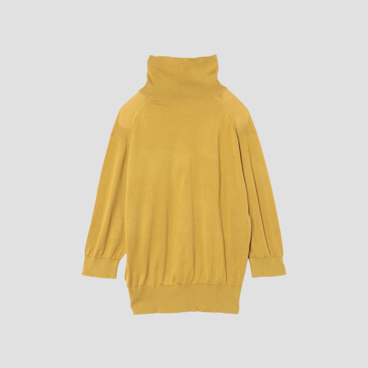 SEA ISLAND COTTON TURTLE NECK KNIT