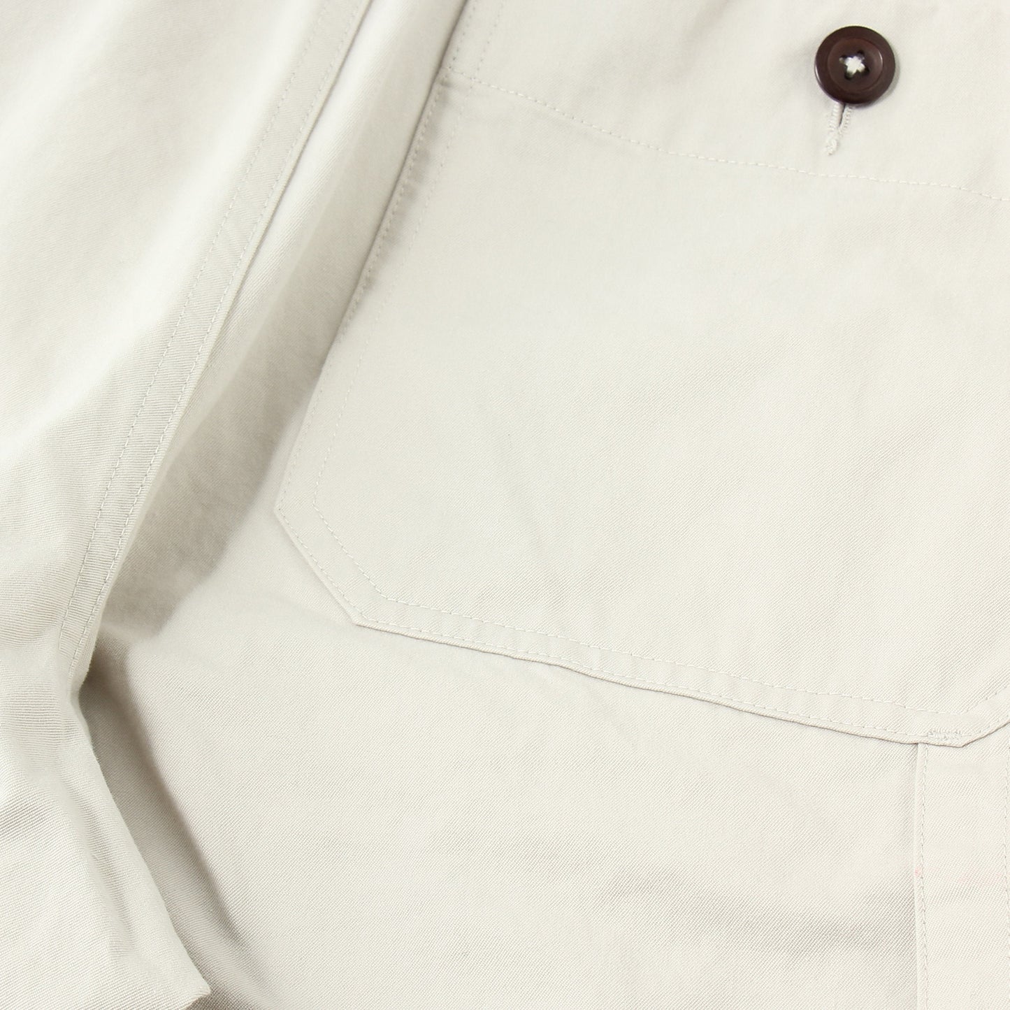 WASHED COMPACT COTTON TROUSERS